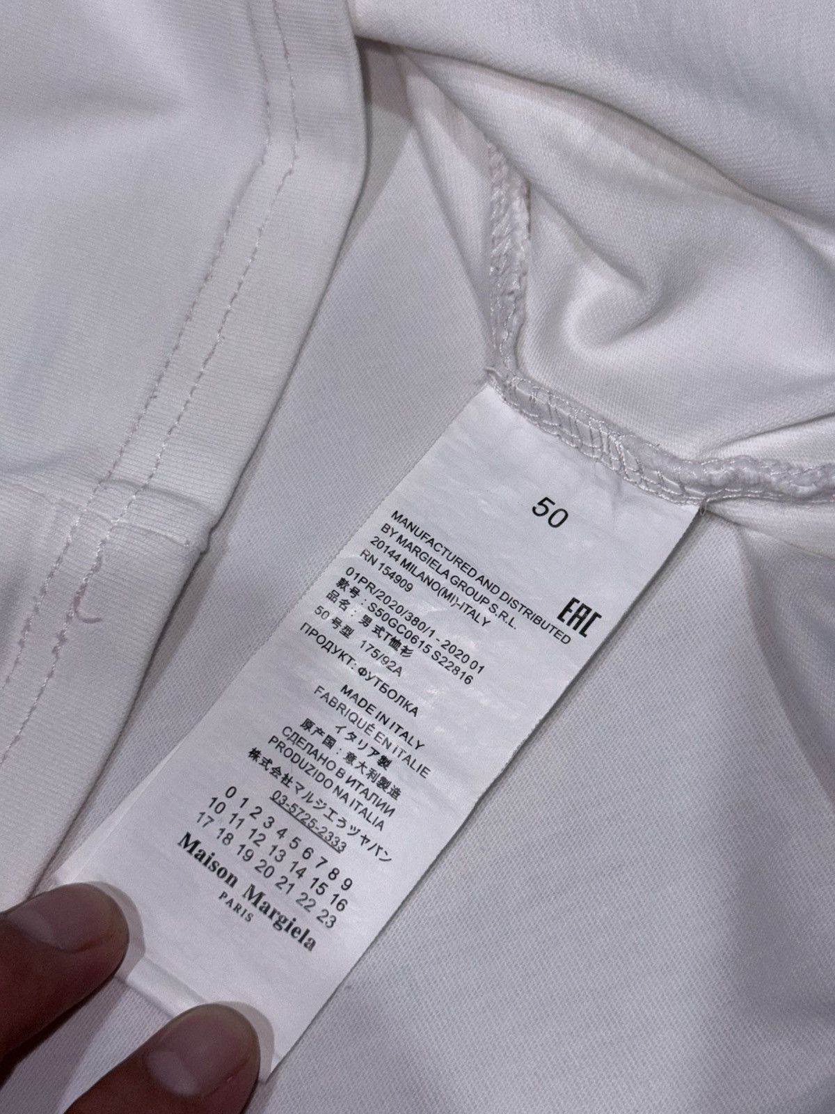 Maison Margiela MAISON MARGIELA TEE Size US L / EU 52-54 / 3 - 6 Thumbnail