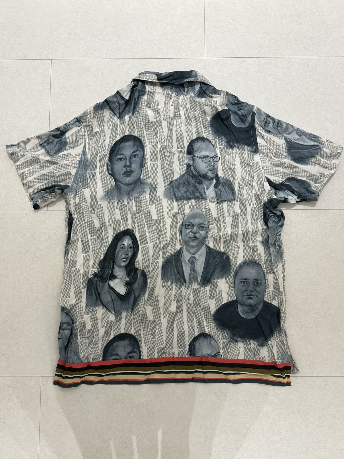 Lanvin LANVIN Printed Portrait Shirt Size US L / EU 52-54 / 3 - 5 Thumbnail