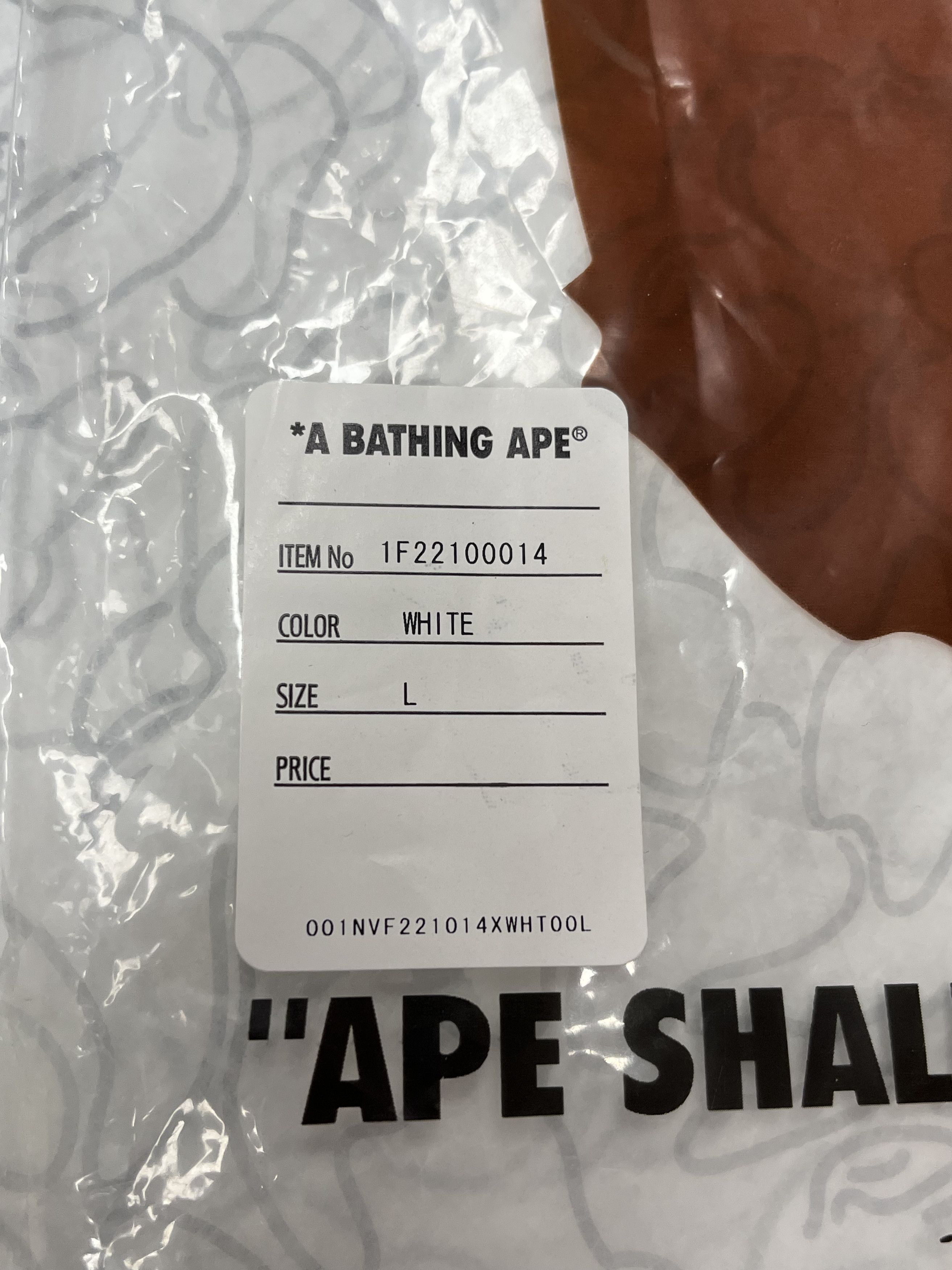 Bape Bape Hong Kong Members Only Card Tee White Size US L / EU 52-54 / 3 - 12 Thumbnail