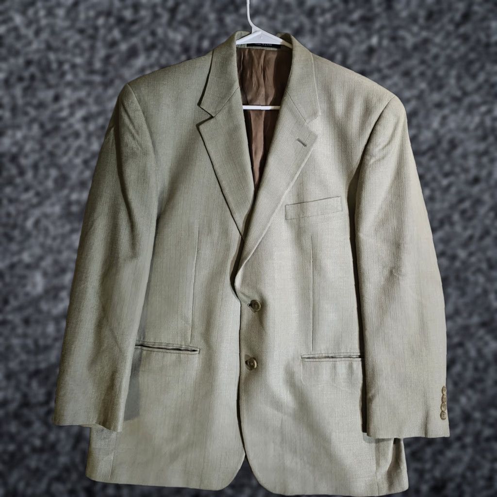 Ralph Lauren Lauren by Ralph Lauren Signature Blazer Mens Size 42 Regular 100% Silk Suit Coat Size 42R - 1 Thumbnail