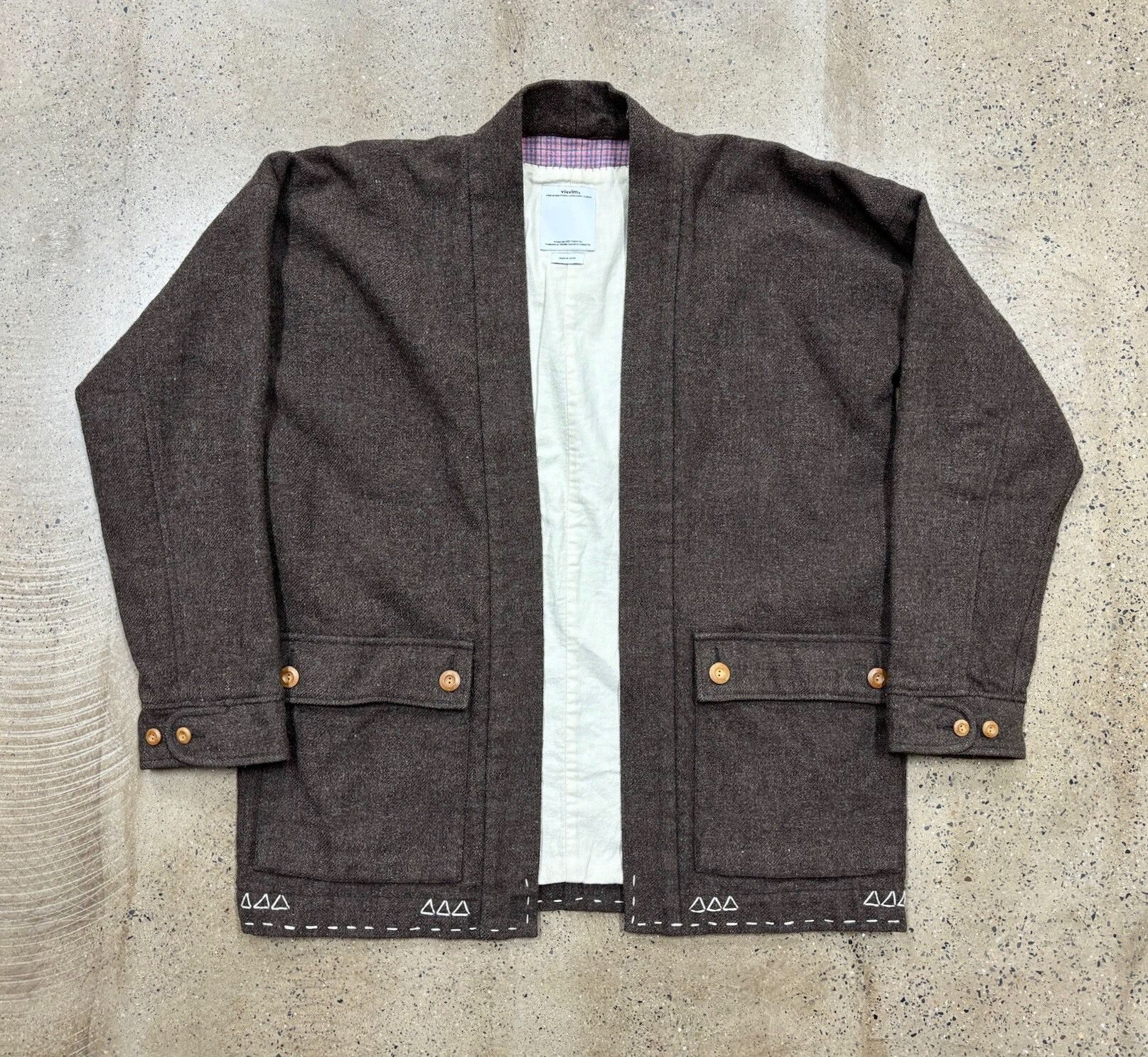 Visvim Visvim Sanjuro Jacket in Twill Wool Size US XL / EU 56 / 4 - 1 Thumbnail
