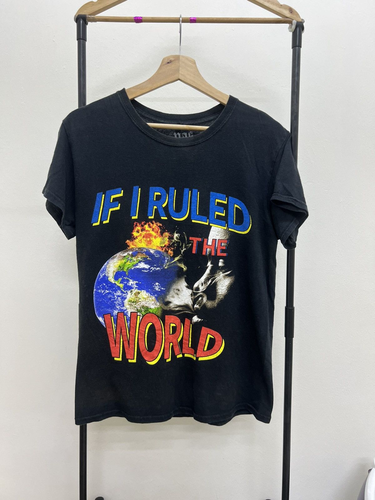 Rap Tees Vintage Nas If I Ruled The World Rapper Tshirt Size US S / EU 44-46 / 1 - 1 Thumbnail