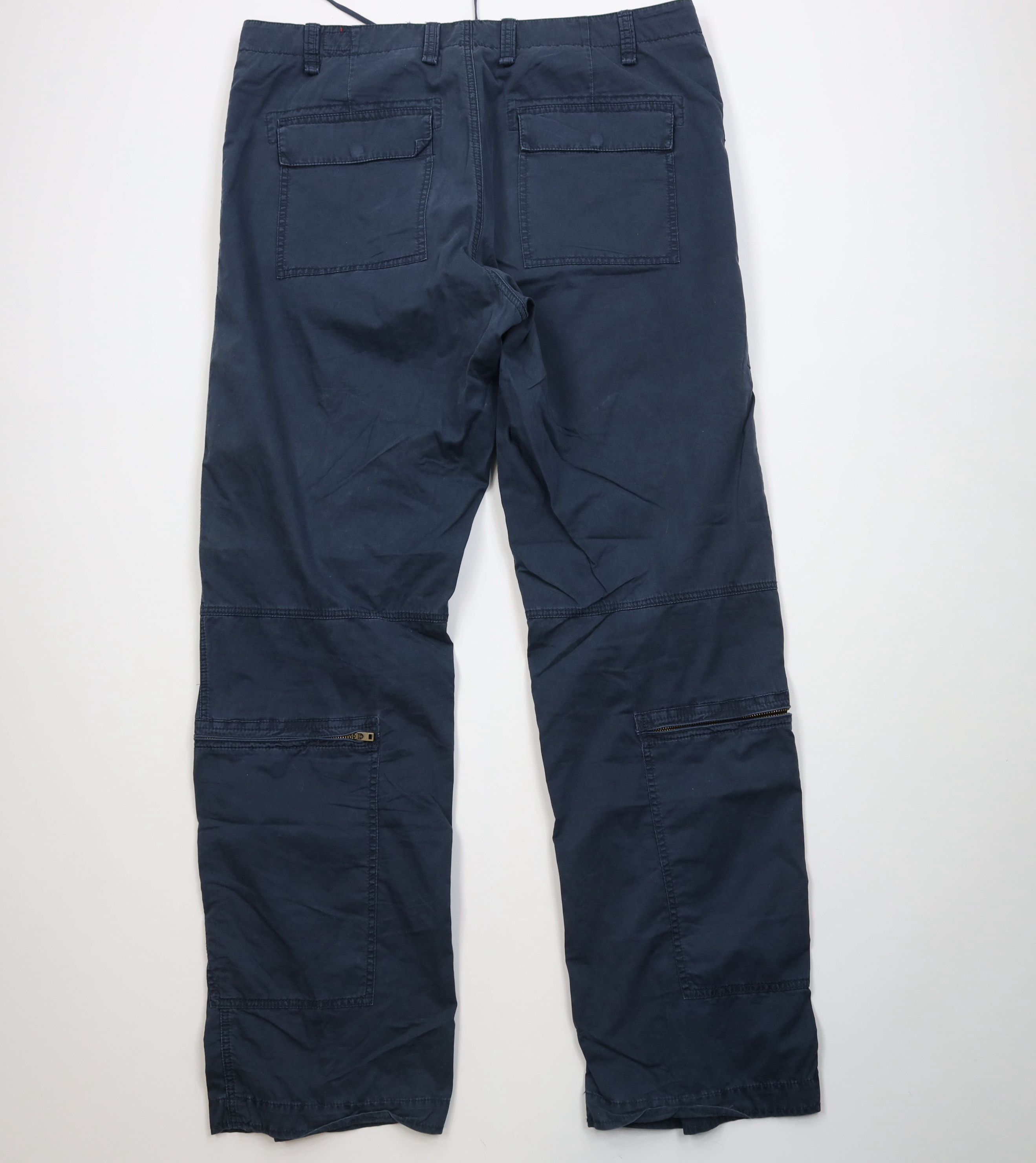 Express Vintage Y2K Express X2 Wide Leg Paratrooper Cargo Pants Size US 36 / EU 52 - 12 Thumbnail