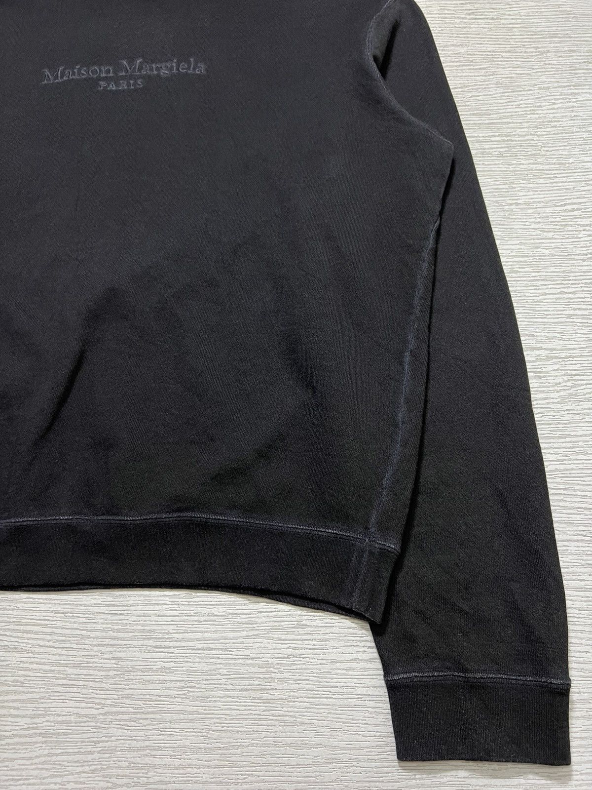 Maison Margiela Maison Margiela Logo Oversized Garment Dye Hooded Sweatshirt Size US S / EU 44-46 / 1 - 6 Thumbnail
