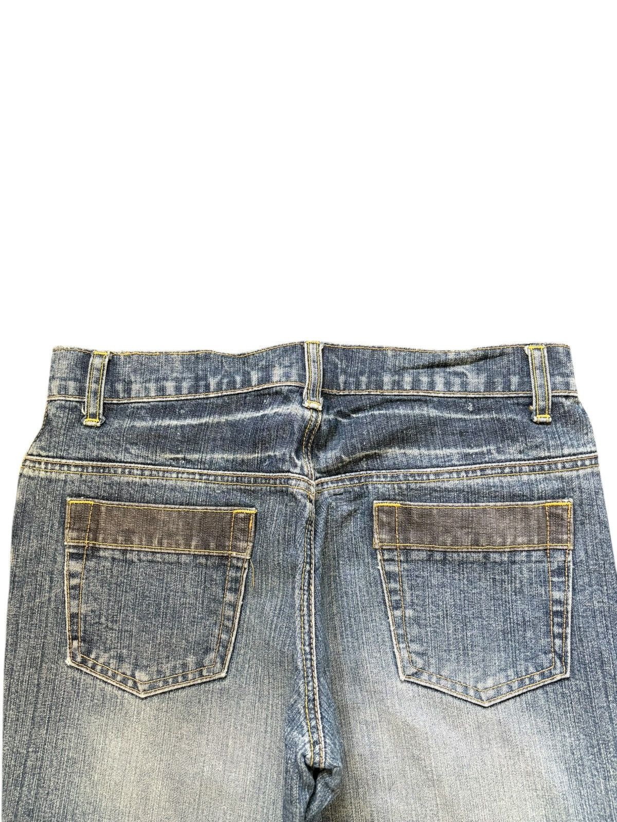 Diesel Vintage Japanese Brand Faded Wash Distress Flare Jeans Size 29" - 4 Thumbnail