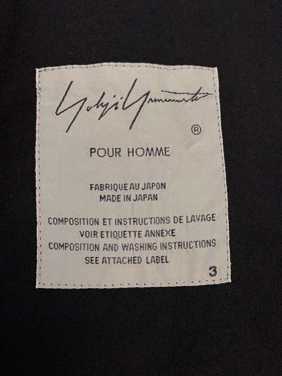 Yohji Yamamoto yohji yamamoto POUR HOMME Rayon/Black/Solid Coat Size US L / EU 52-54 / 3 - 3 Thumbnail