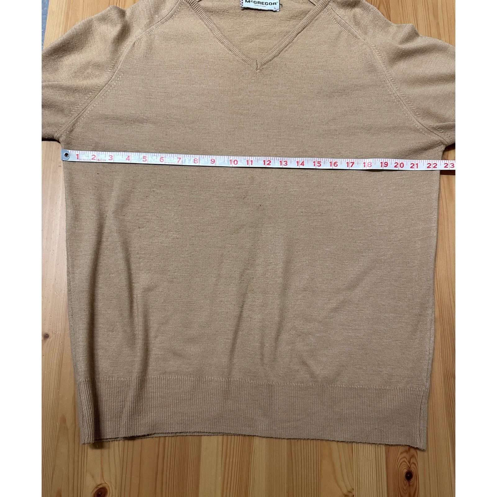 McGregor Vintage MacGregor Mens V-Neck Sweater Pullover Large Size US L / EU 52-54 / 3 - 5 Thumbnail