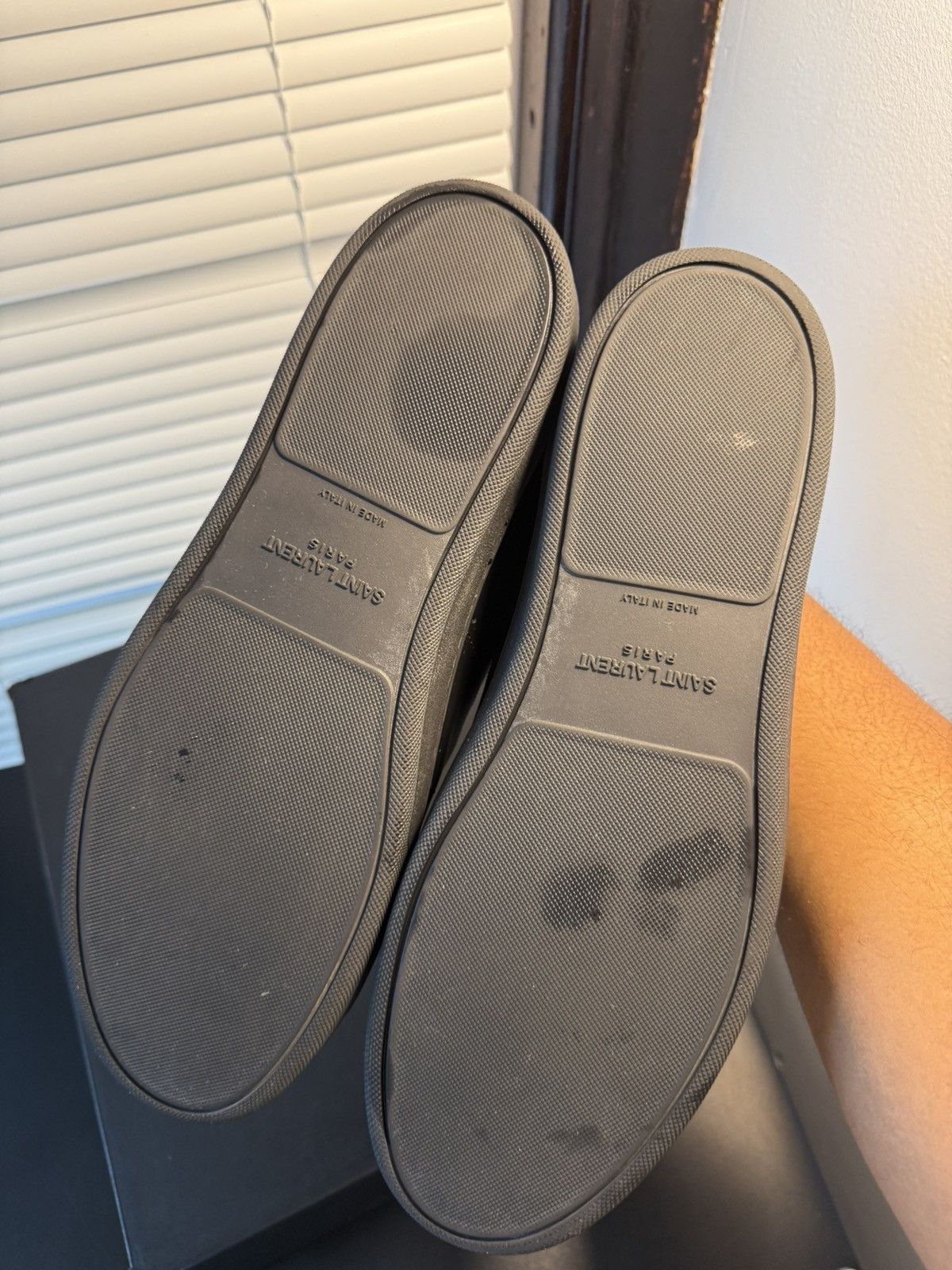 Saint Laurent Paris Saint Laurent Paris Court Classic Sneakers Size 45.5 / 12.5 Size US 12.5 / EU 45-46 - 14 Thumbnail