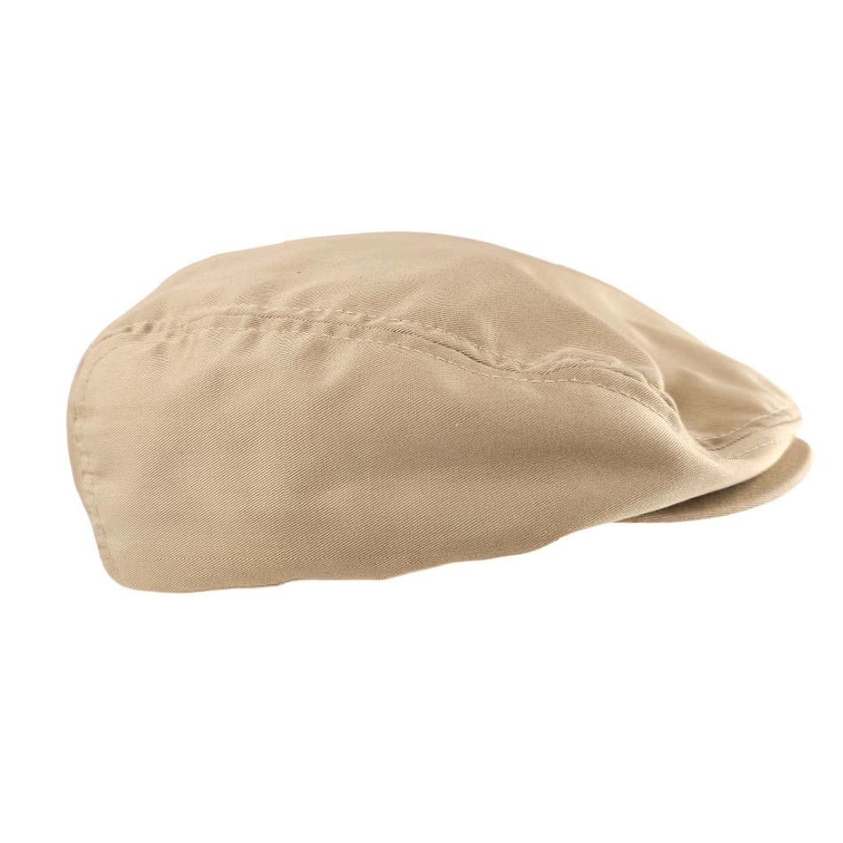 Vintage VINTAGE The Cap Flat Cap Mens One Size Beige 90s Ivy Hat Plaid Lining Size ONE SIZE - 2 Thumbnail