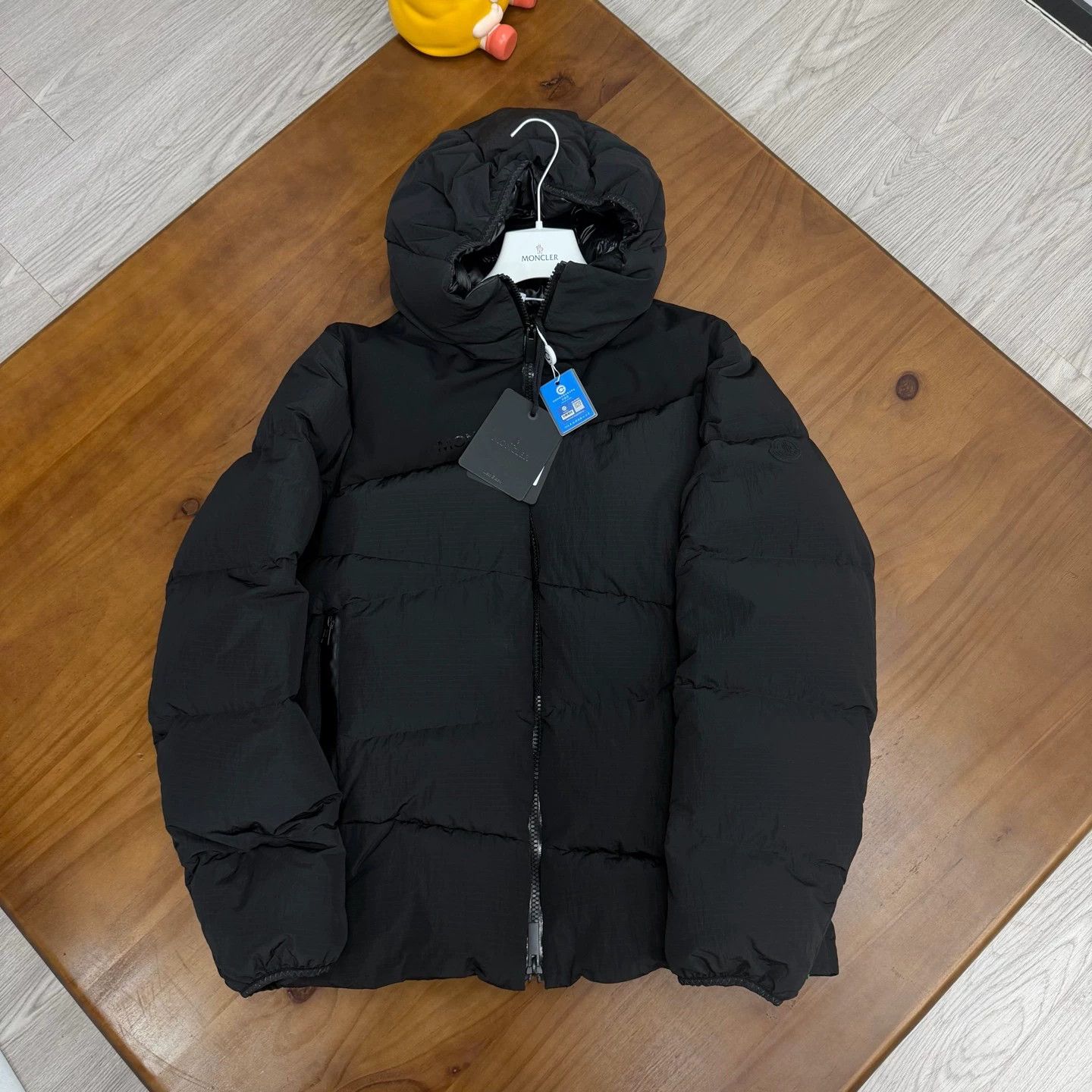 Moncler Matte Black Men's Down Jacket Size 3, Men's