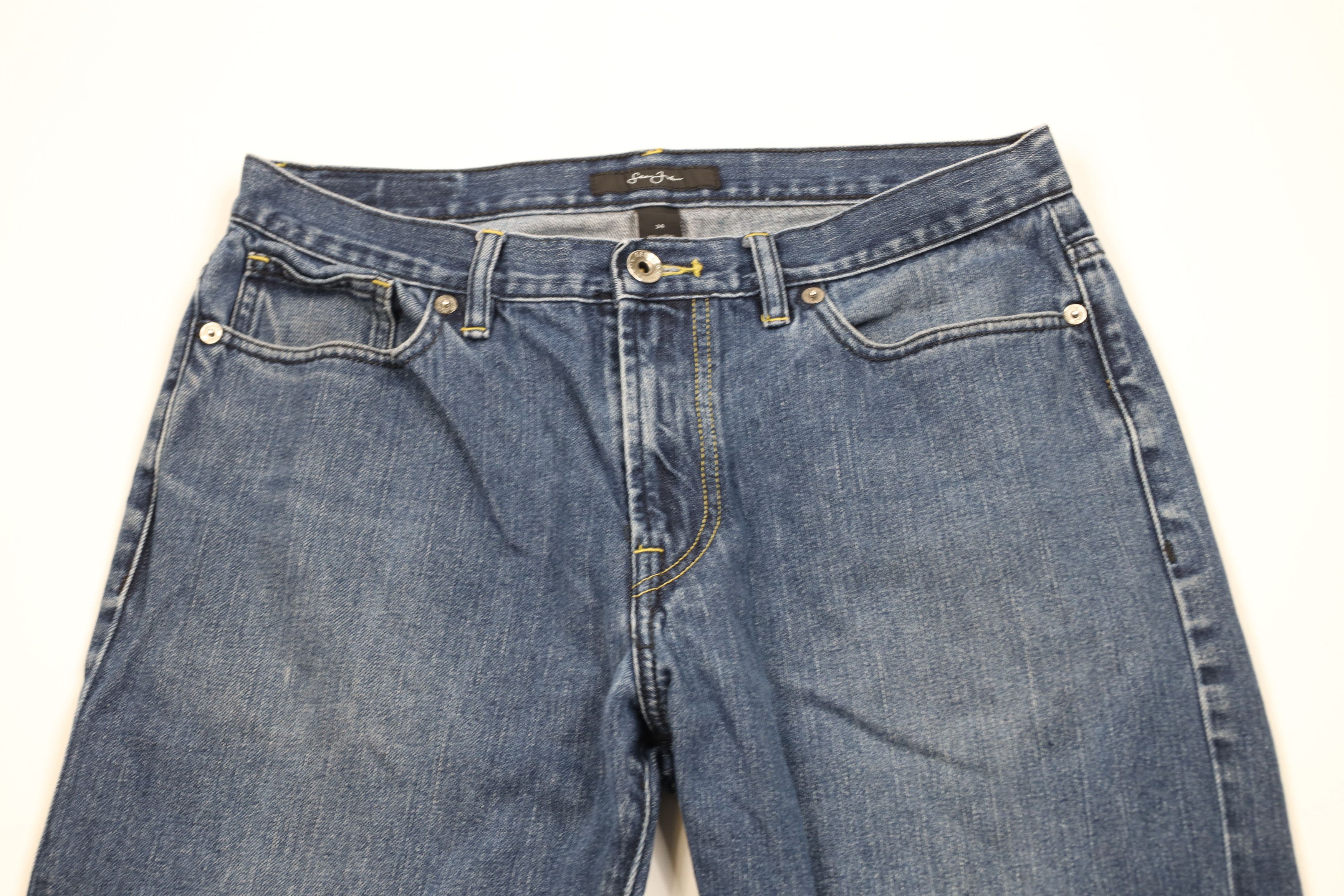 Sean John Vintage Y2K Sean John Fit Wide Leg Denim Jeans Blue Cotton Size US 34 / EU 50 - 2 Thumbnail
