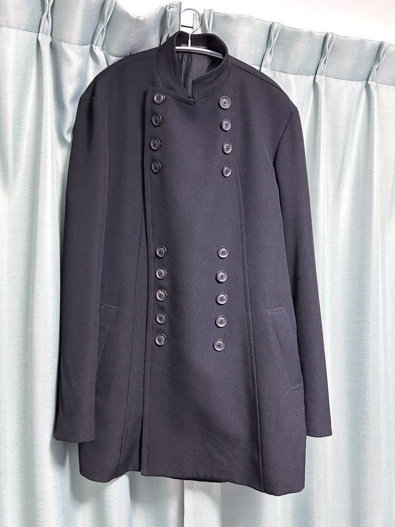 image of Yohji Yamamoto Pour Homme 21Aw Military Jacket in Black, Men's (Size Medium)