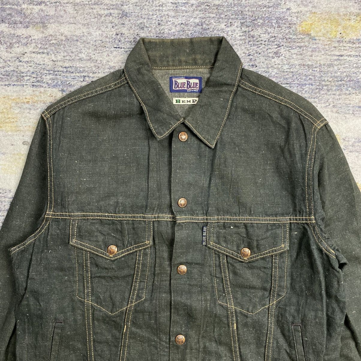Blue Blue Japan × Japanese Brand Blue Blue japan Hemp denim jacket Size US L / EU 52-54 / 3 - 3 Thumbnail