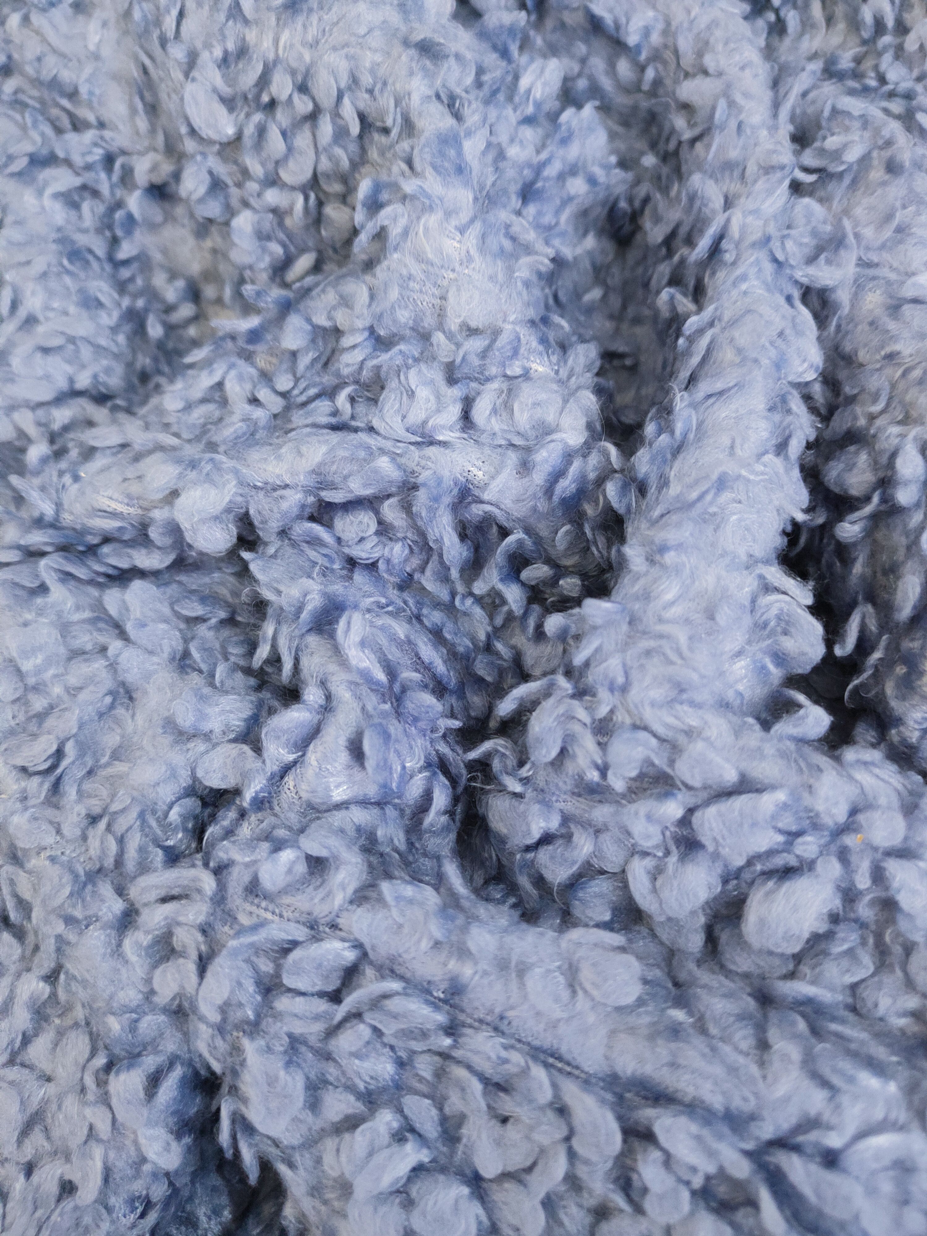 Japanese Brand × Vintage Japanese Brand Blue Fur shaggy Mohair Knitwear #W1347 Size M / US 6-8 / IT 42-44 - 12 Thumbnail