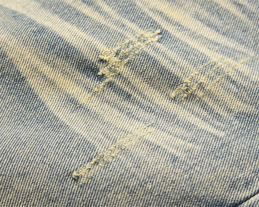 Jean Washed Mud Yellow Denim Pants Mens Size US 29 - 6 Thumbnail