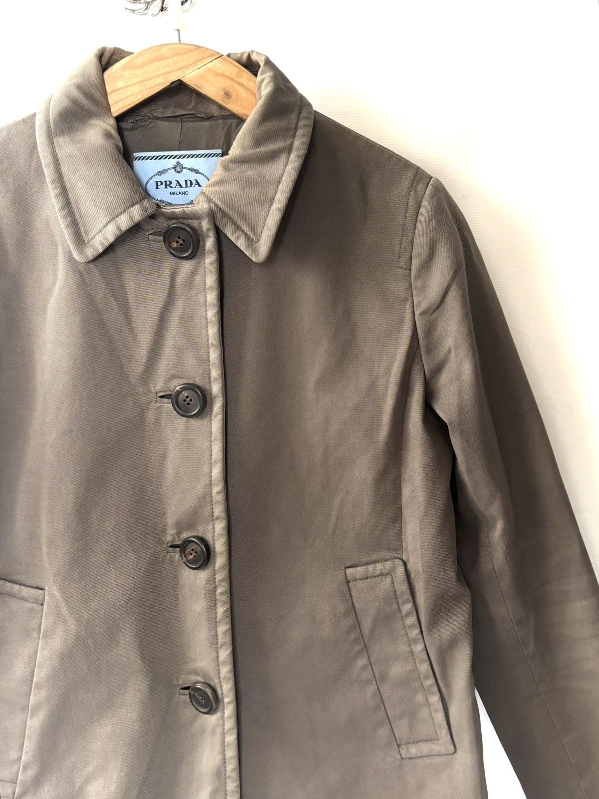 Prada Prada Denim Trench Coat Size M / US 6-8 / IT 42-44 - 4 Thumbnail