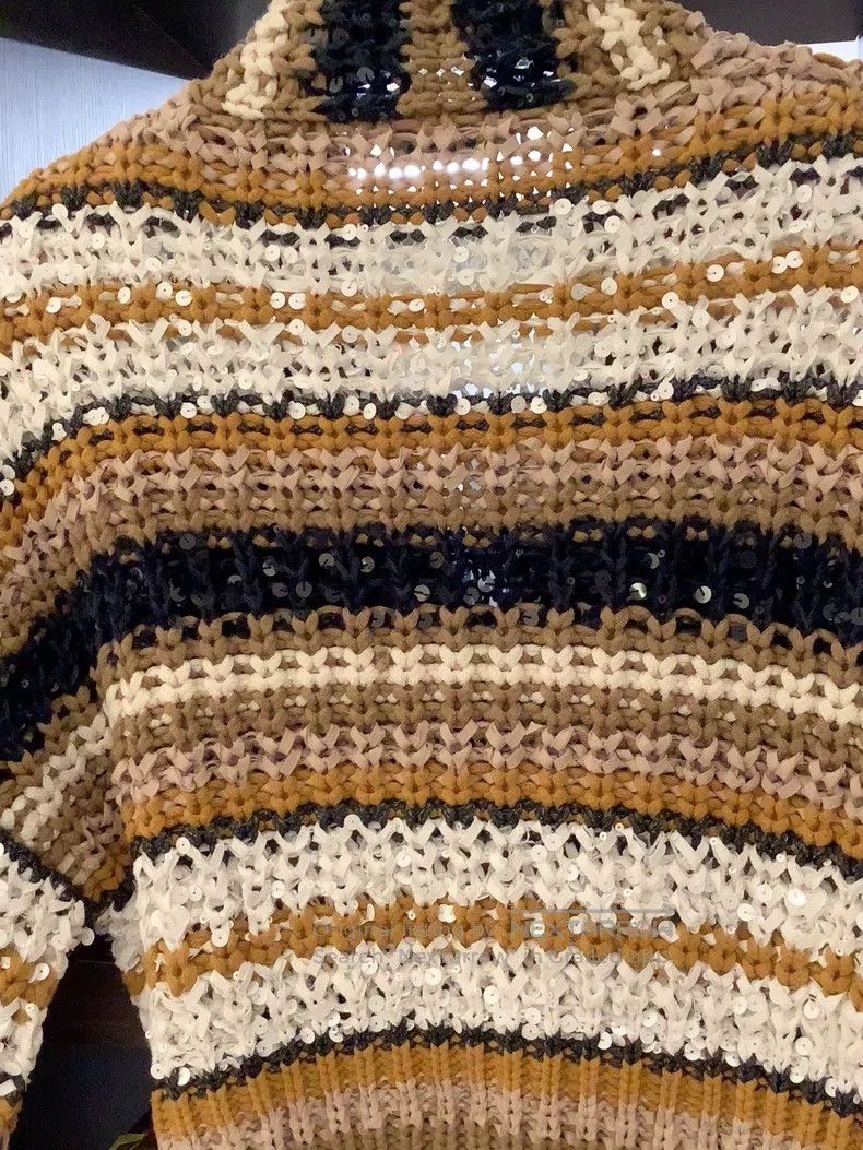 Brunello Cucinelli Brunello Cucinelli Patterned cotton sequin cardigan Size S / US 4 / IT 40 - 3 Thumbnail