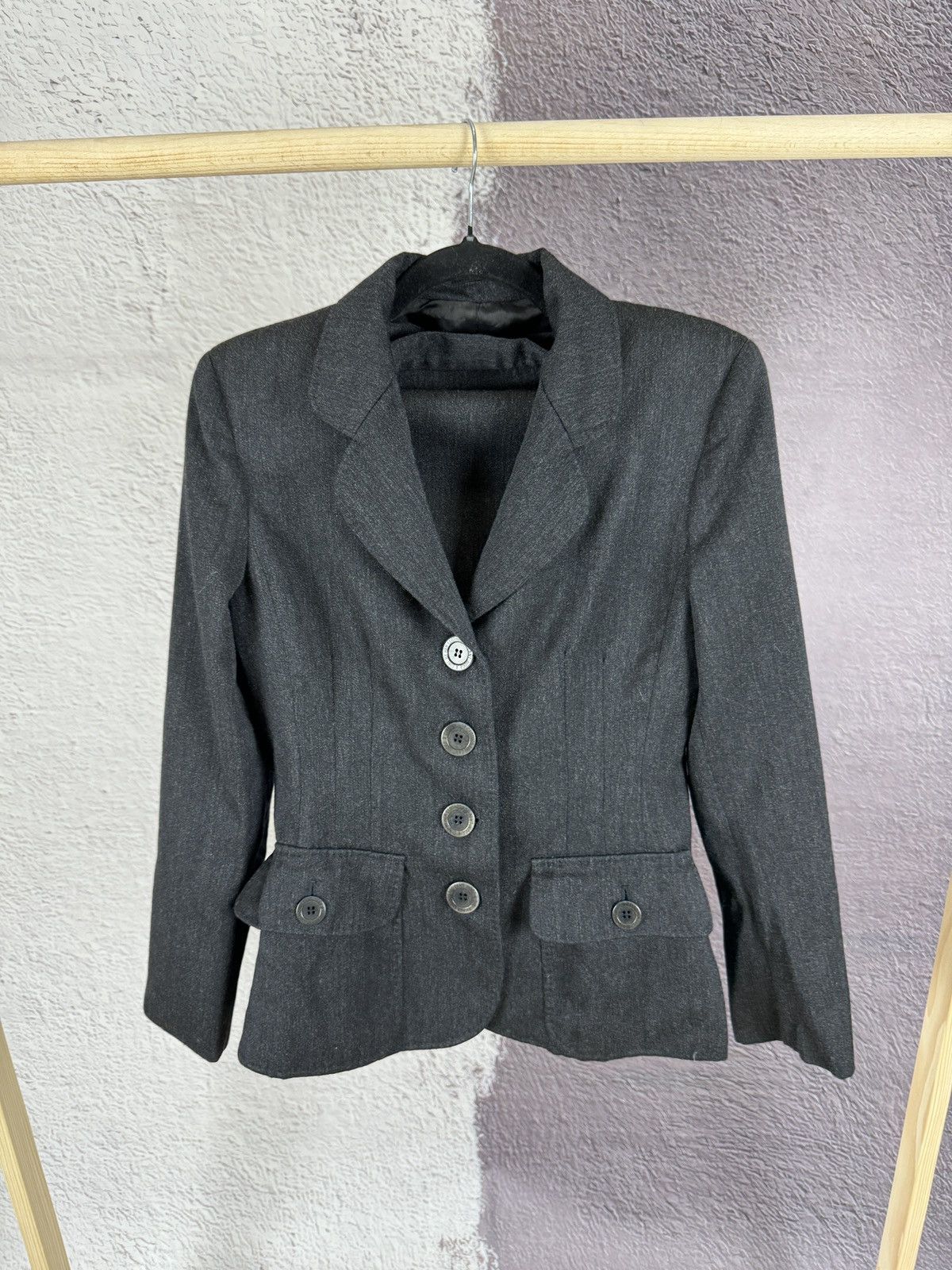 Moschino Moschino Cheap and Chic gray wool skirt suit made in Italy Size M / US 6-8 / IT 42-44 - 1 Thumbnail