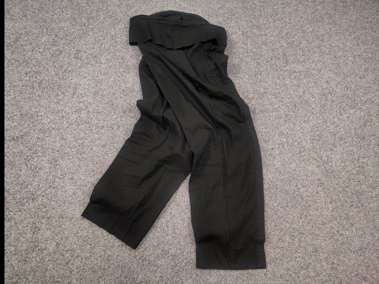 Rundholz Rundholz black label loose fit Ankle Trouser Pants Linen Size 31" - 2 Thumbnail