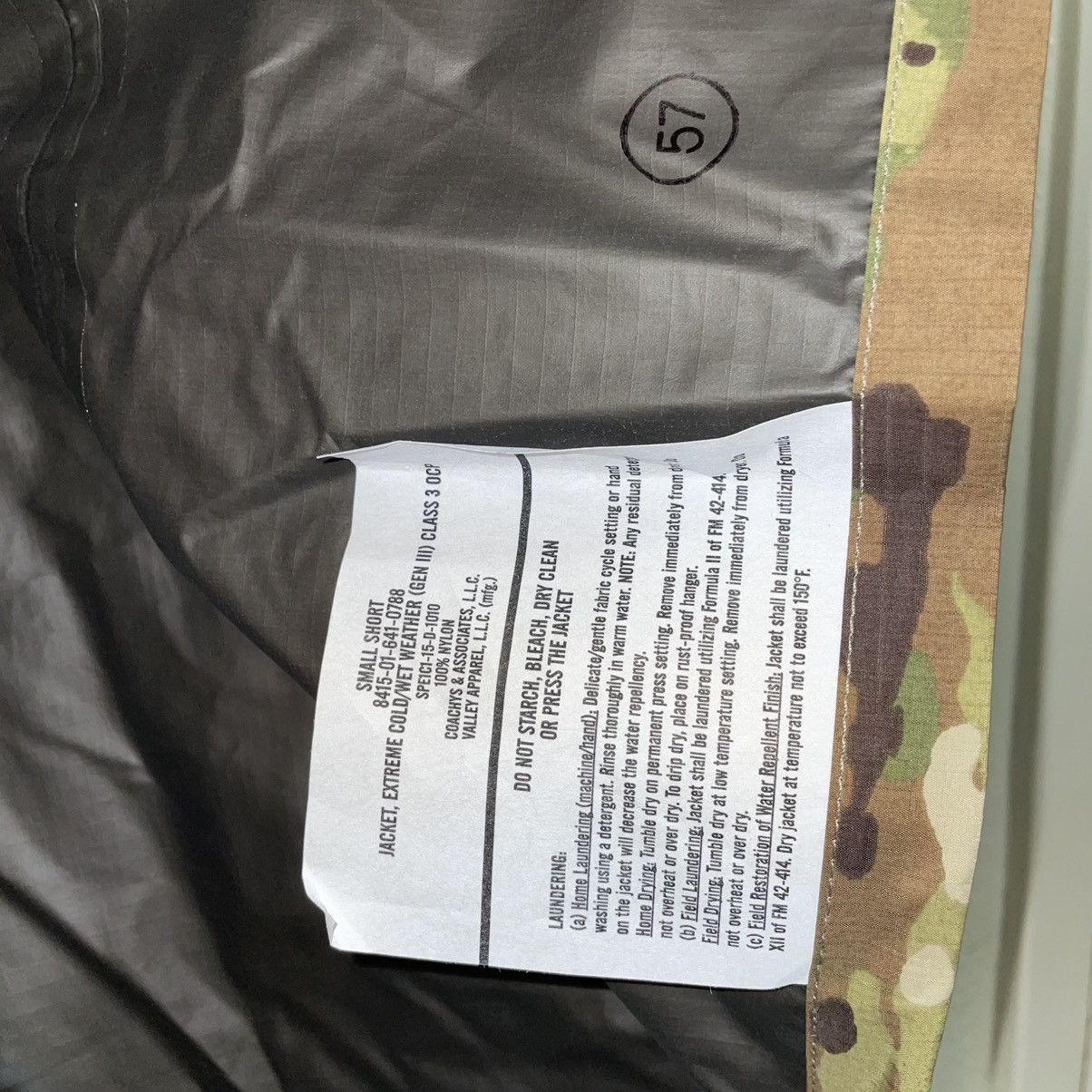 Other Military grade camo shell jacket Size US M / EU 48-50 / 2 - 4 Thumbnail