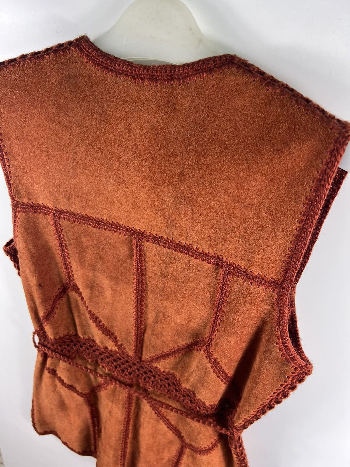 Leather 🔥 Suede Leather Sleeveless button up dresses Size M / US 6-8 / IT 42-44 - 10 Thumbnail