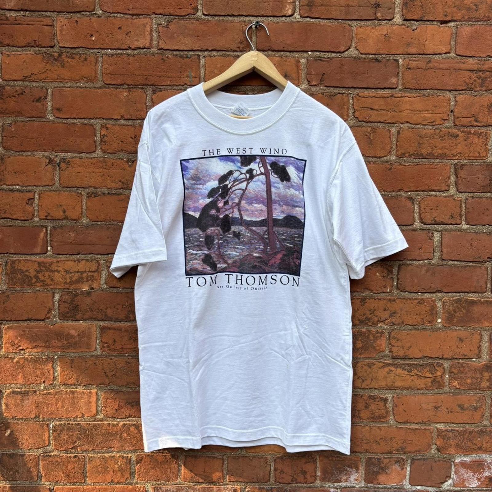 Vintage Tom Thompson the west wind AGO t shirt 90s/00s