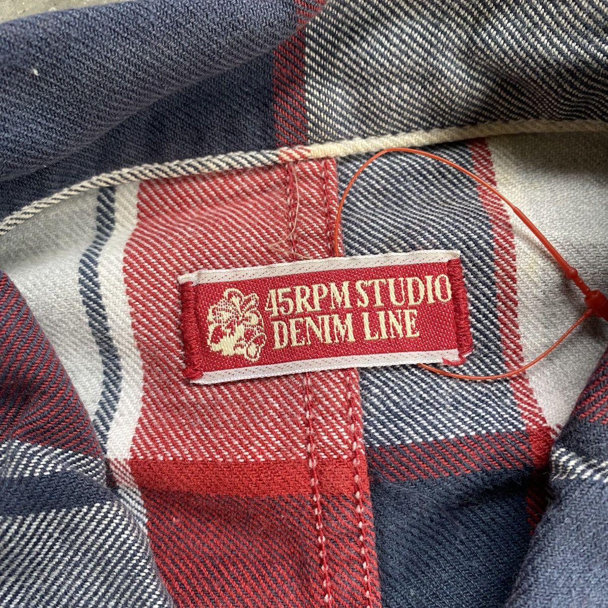 45rpm 90s 45rpm Studio Plaid Flannel Snap Button Ups Shirts Size US M / EU 48-50 / 2 - 13 Thumbnail