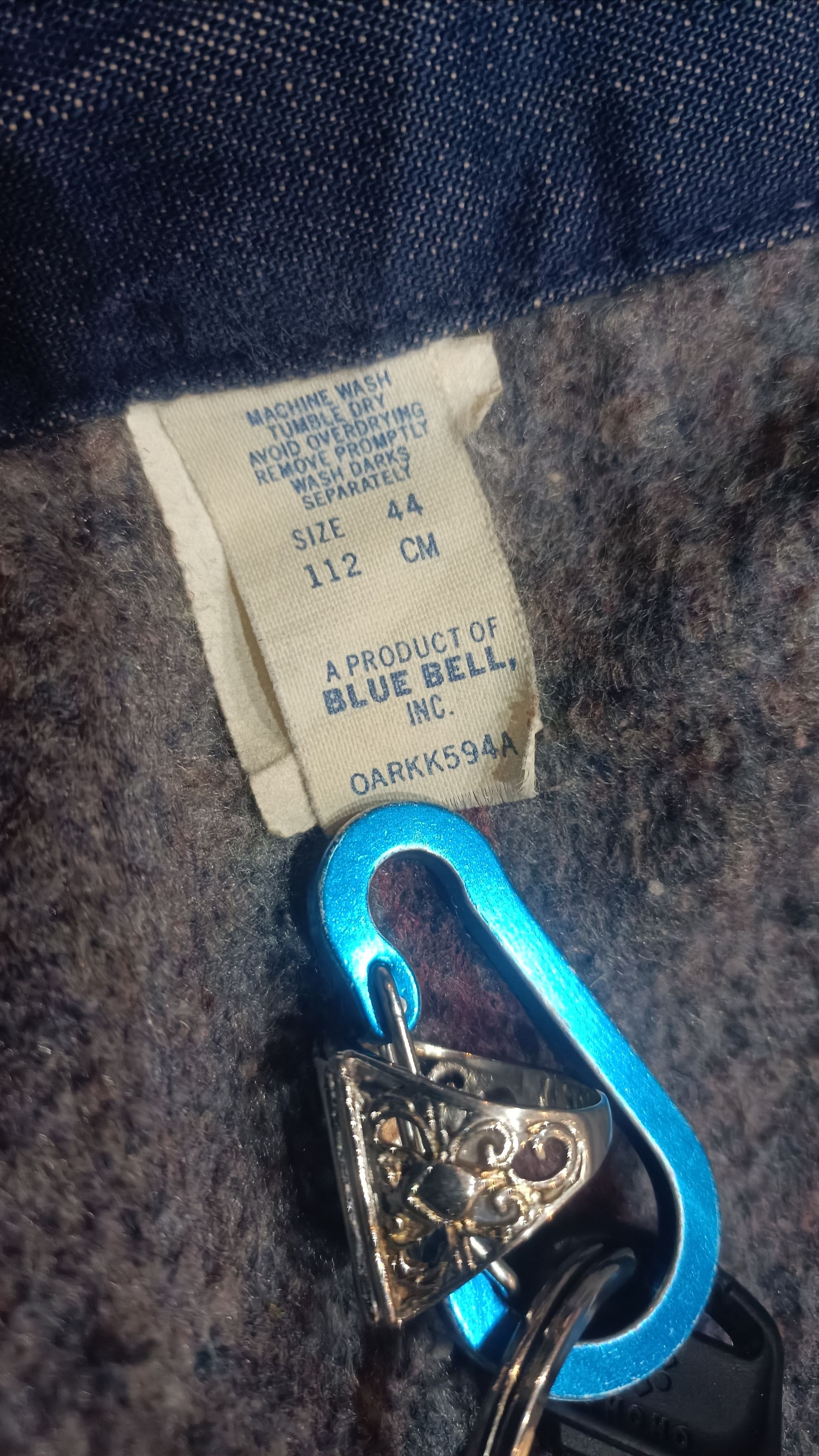 Vintage × Wrangler 60s Wrangler blue bell blanket linend chore Coat jacker Size US M / EU 48-50 / 2 - 2 Thumbnail