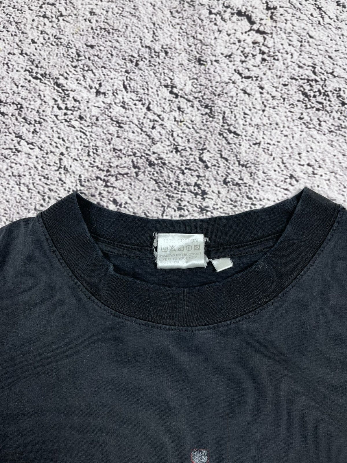 Vintage Vintage I Beat Anorexia Adult Humor Tee 90s faded big logo Size US XXL / EU 58 / 5 - 6 Thumbnail