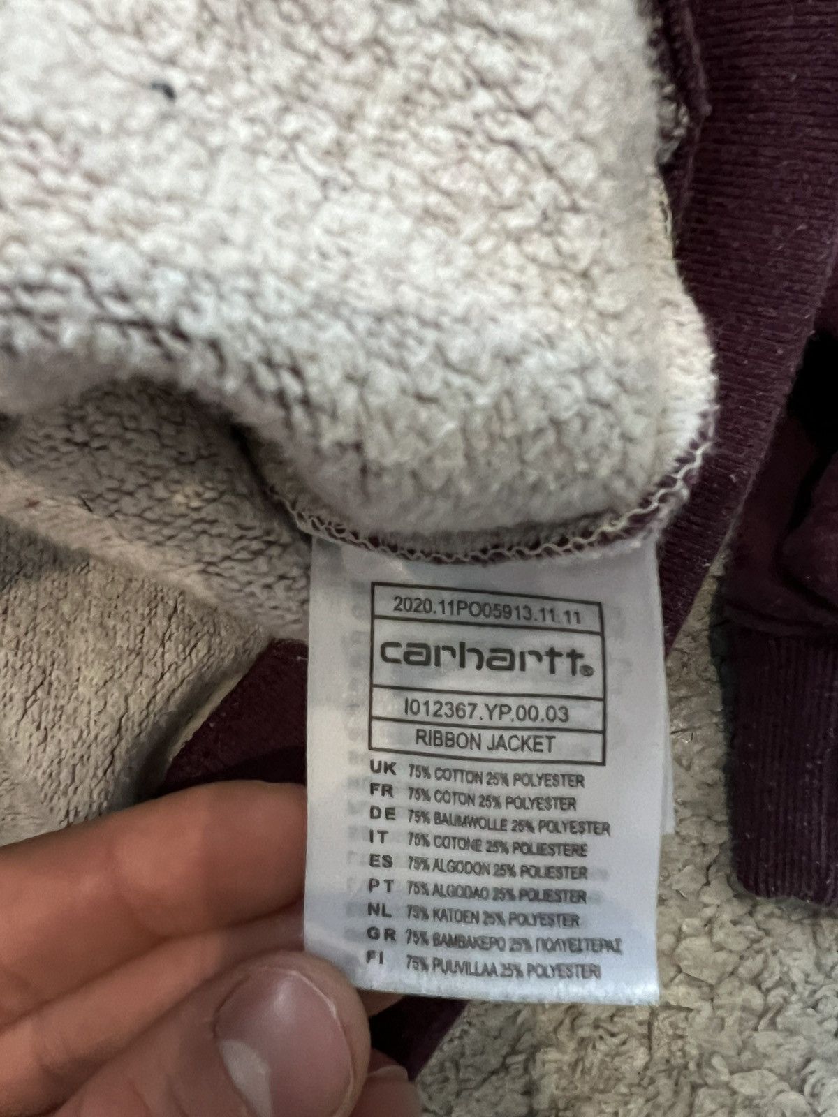 Carhartt × Carhartt Wip CARHARTT VINTAGE Y2K BUTTON UP BOMBER CUP JACKET STREETWEAR Size US L / EU 52-54 / 3 - 6 Thumbnail