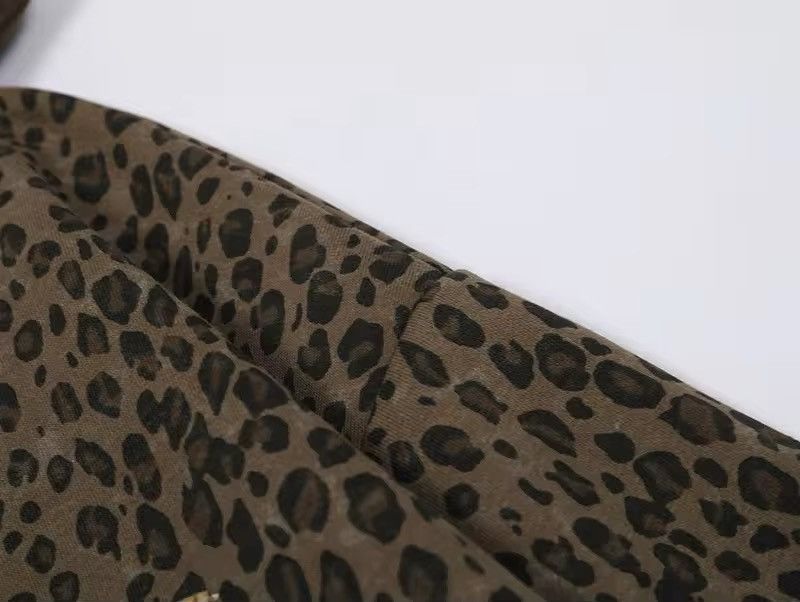 Designer × Japanese Brand Oversized Leopard Loose Hoodie Sweater Zip Up Y2K Size US L / EU 52-54 / 3 - 3 Thumbnail