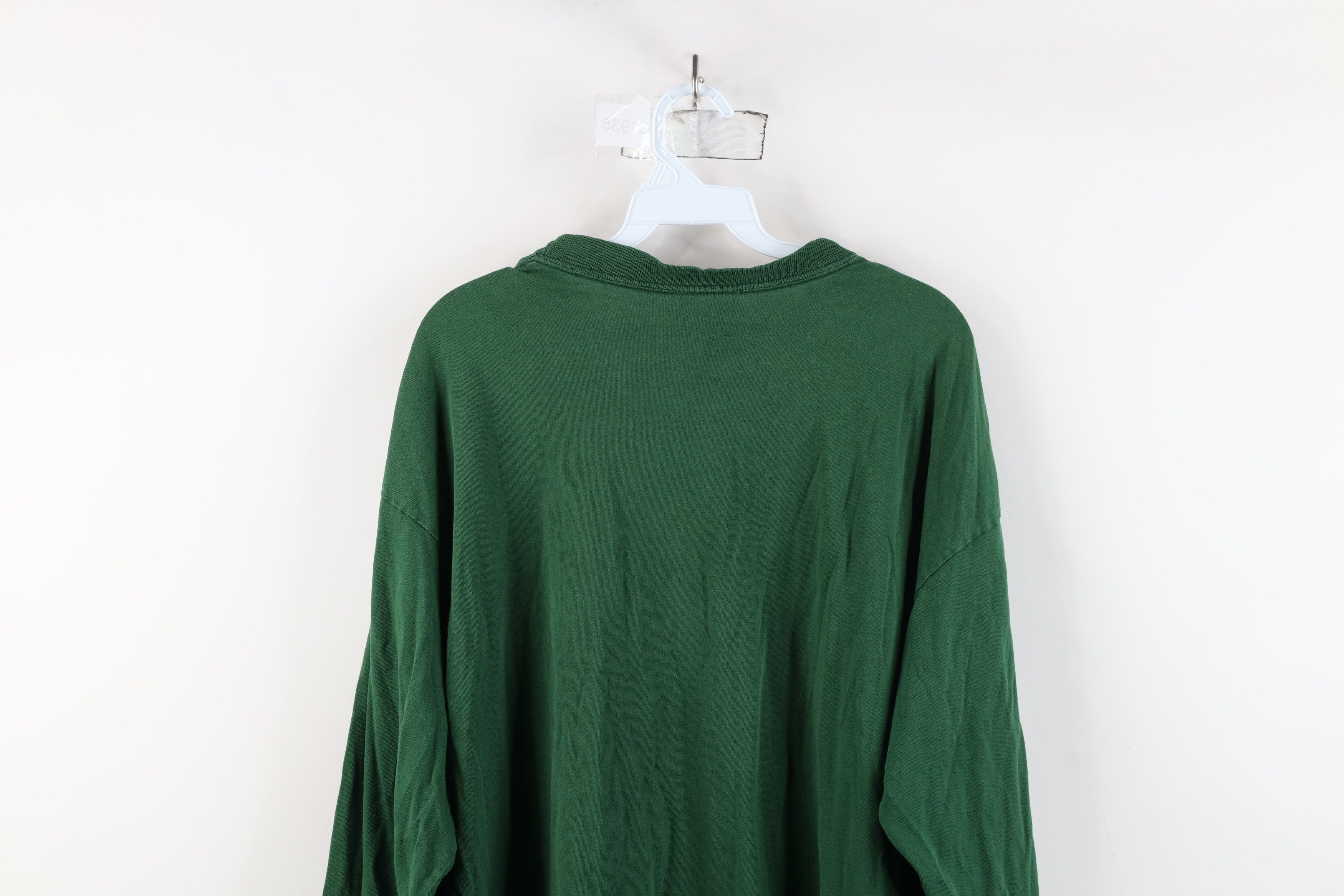 Nike × Vintage Vintage Nike Scott Mini Swoosh Long Sleeve T-Shirt Green Size US XL / EU 56 / 4 - 14 Thumbnail