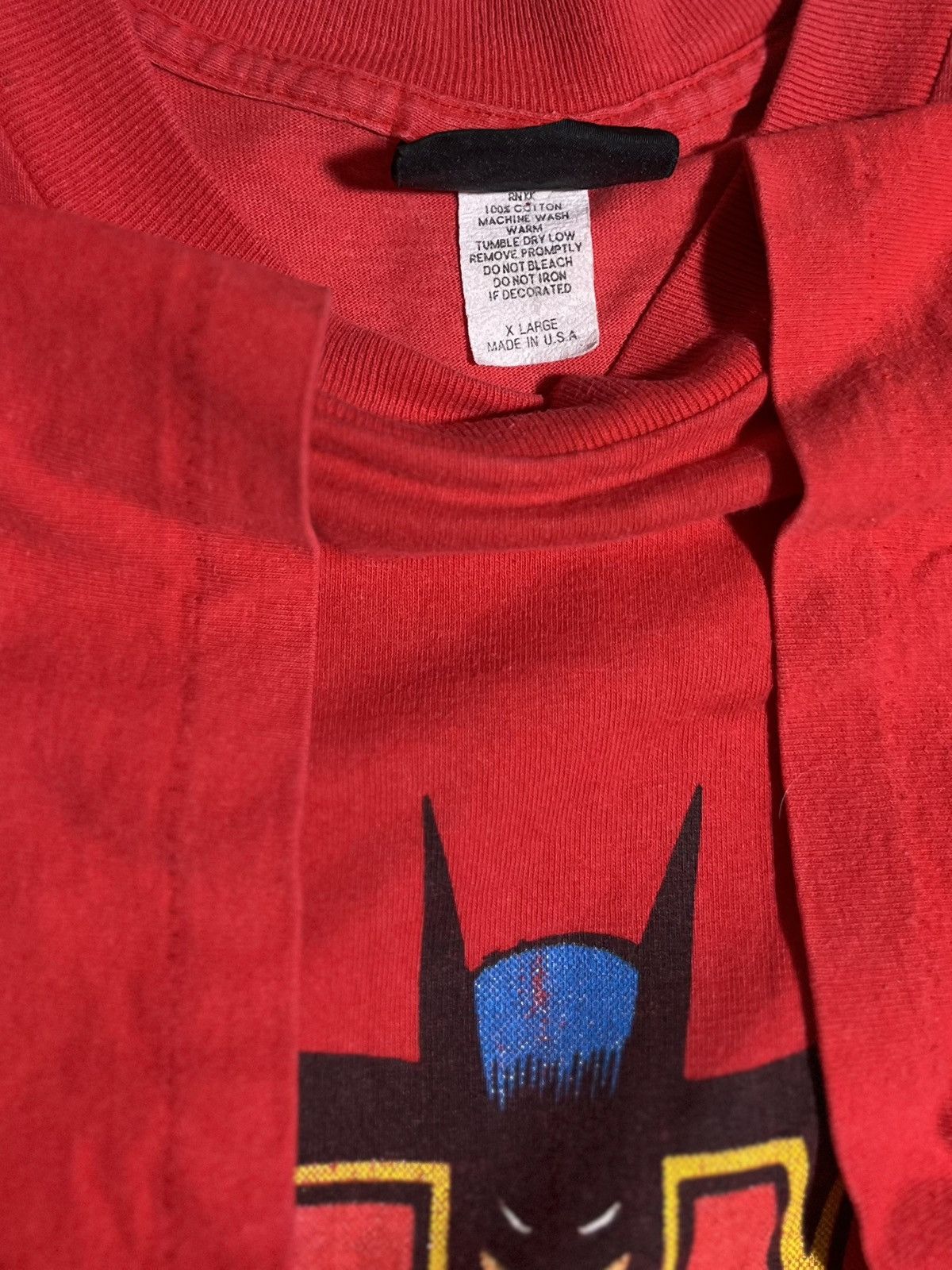 DC Comics × Vintage Vintage Batman T-shirt Size US XL / EU 56 / 4 - 6 Thumbnail