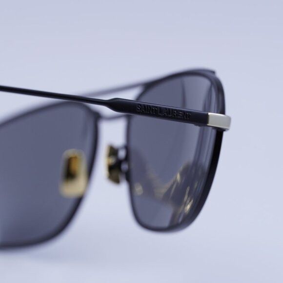 Saint Laurent Paris 🕶️ New Saint Laurent SL561 003 Black/Grey Sunglasses Size ONE SIZE - 10 Thumbnail
