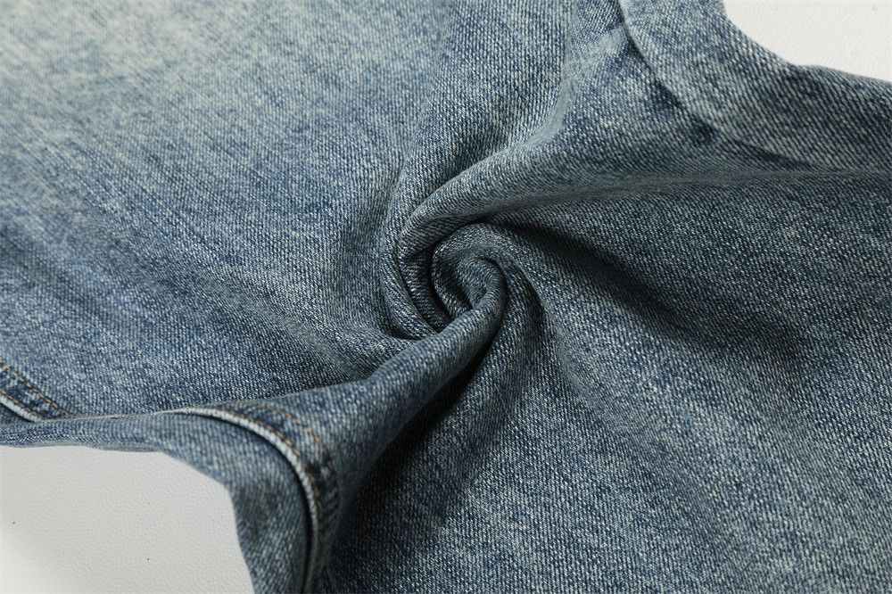 Jean Vintage distressed loose washed men's versatile jeans Size US 32 / EU 48 - 5 Thumbnail