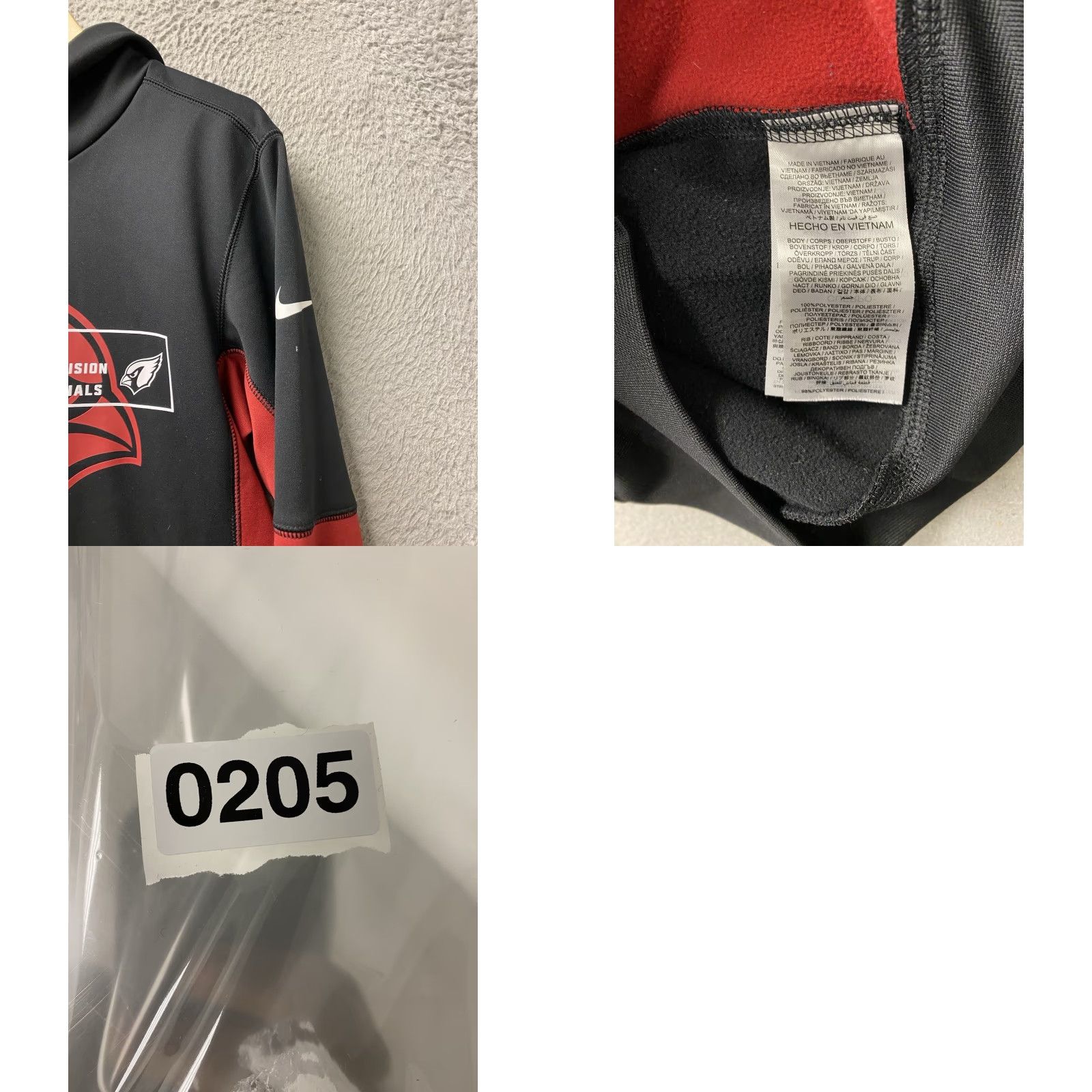 Nike Nike Arizona Cardinals Therma Fleece Hoodie Mens Size S Red NFL Sweatshirt Size US S / EU 44-46 / 1 - 8 Thumbnail