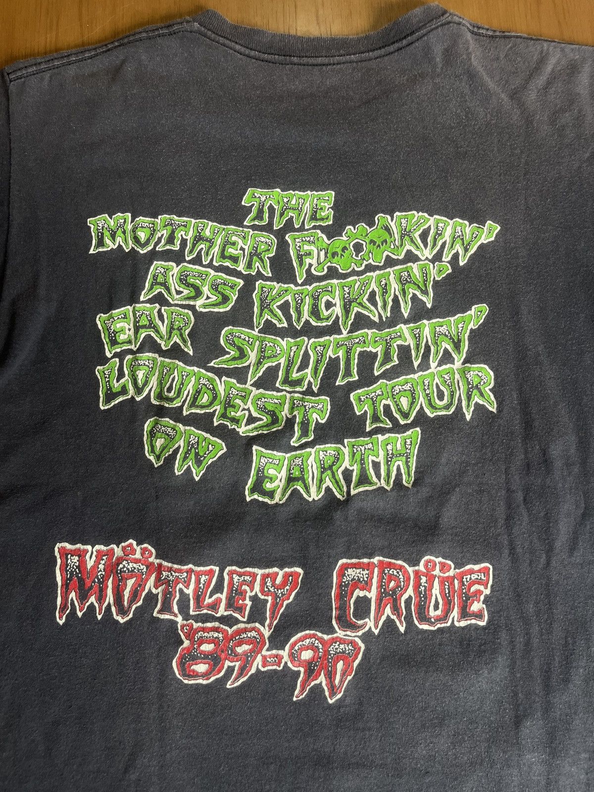 Band Tees Vtg Motley Crue Drx.FeelGood PusHead 1989’s Design Tshirt Size US L / EU 52-54 / 3 - 11 Thumbnail