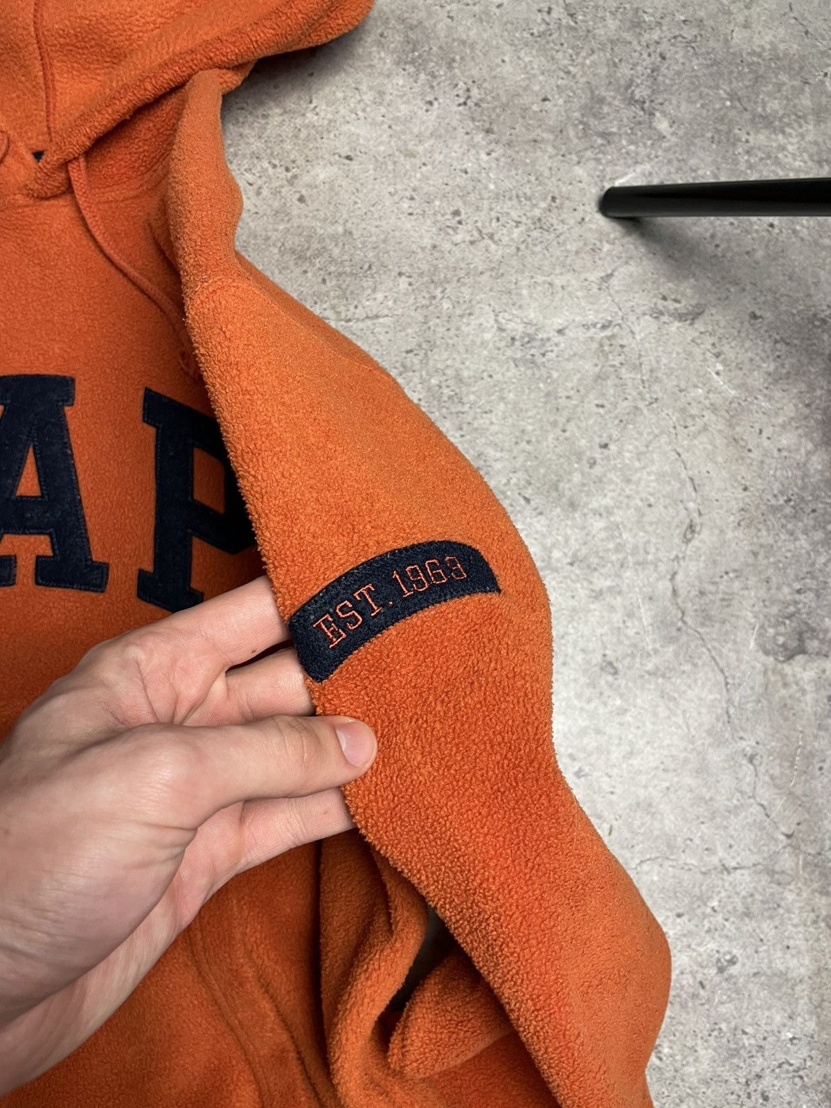 Gap Vintage GAP Fleece Hoodie Embroidered Size US M / EU 48-50 / 2 - 4 Thumbnail