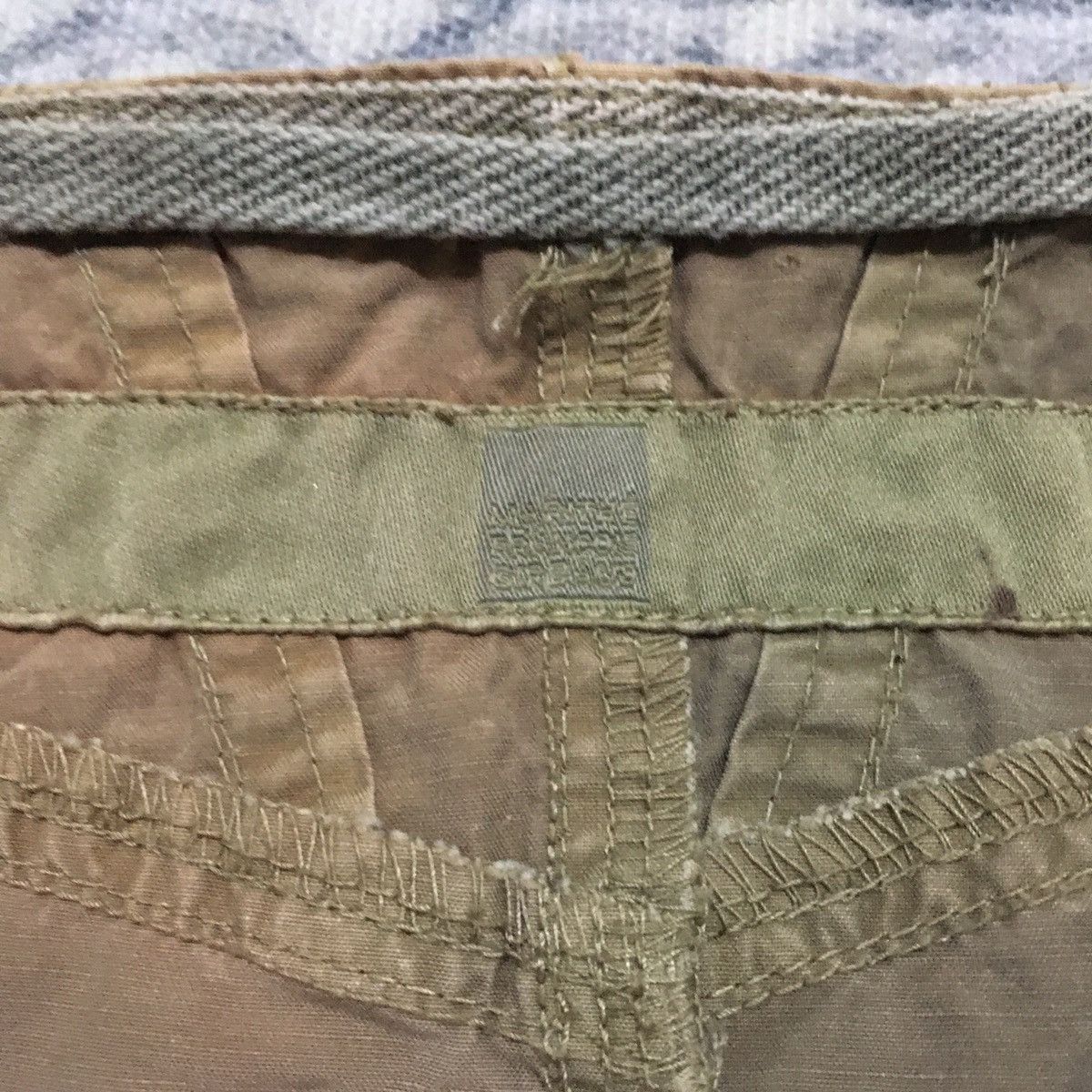 If Six Was Nine Sunfaded Marithe Francois Girbaud Brown String Midi Skirts Size 28" / US 6 / IT 42 - 9 Thumbnail