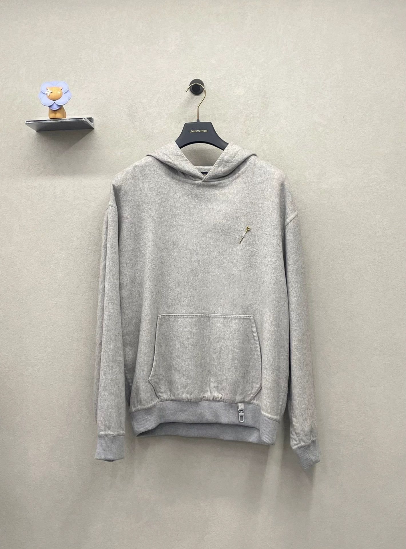 Louis Vuitton gray cashmere hoodie from louis vuitton Size US L / EU 52-54 / 3 - 1 Thumbnail