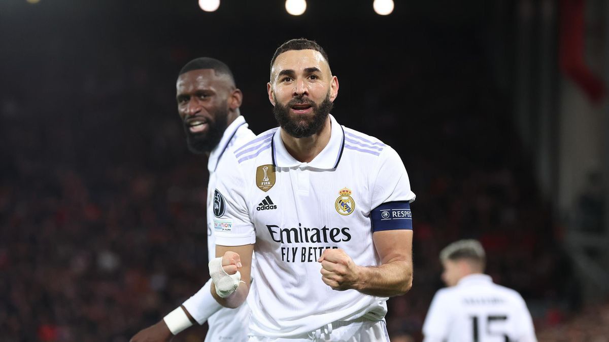 Adidas × Vintage REAL MADRID ADIDAS 2022/2023 SOCCER HOME JERSEY #9 BENZEMA Size US XL / EU 56 / 4 - 12 Thumbnail