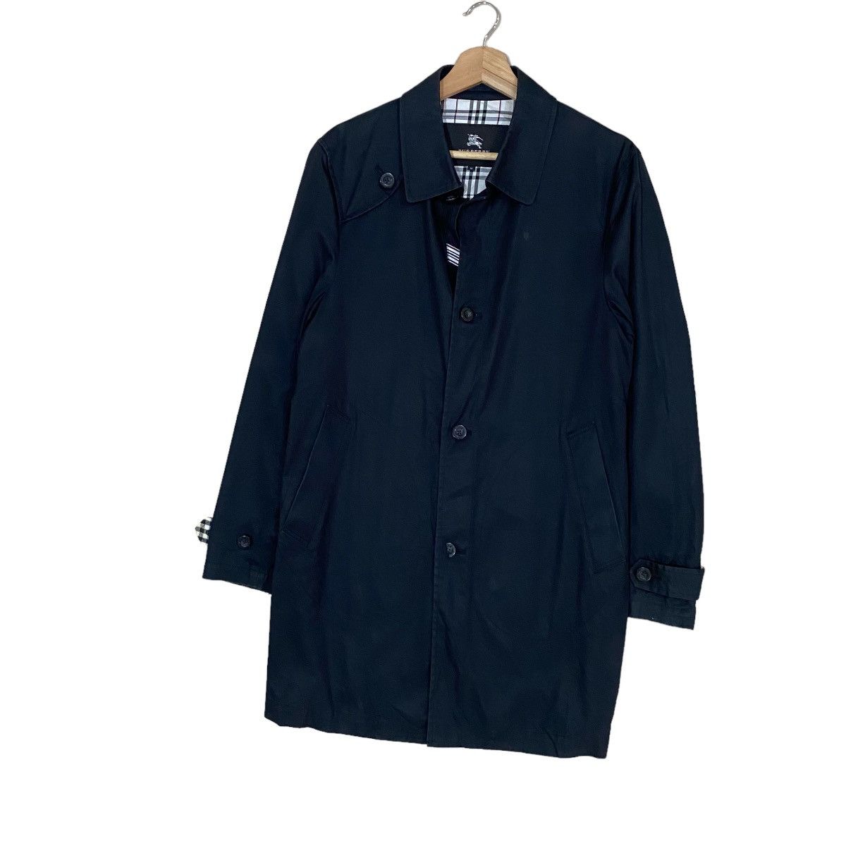 Burberry 🔥BURBERRY BLACK LABEL NOVACHECK OVERCOAT JACKET Size US S / EU 44-46 / 1 - 3 Thumbnail