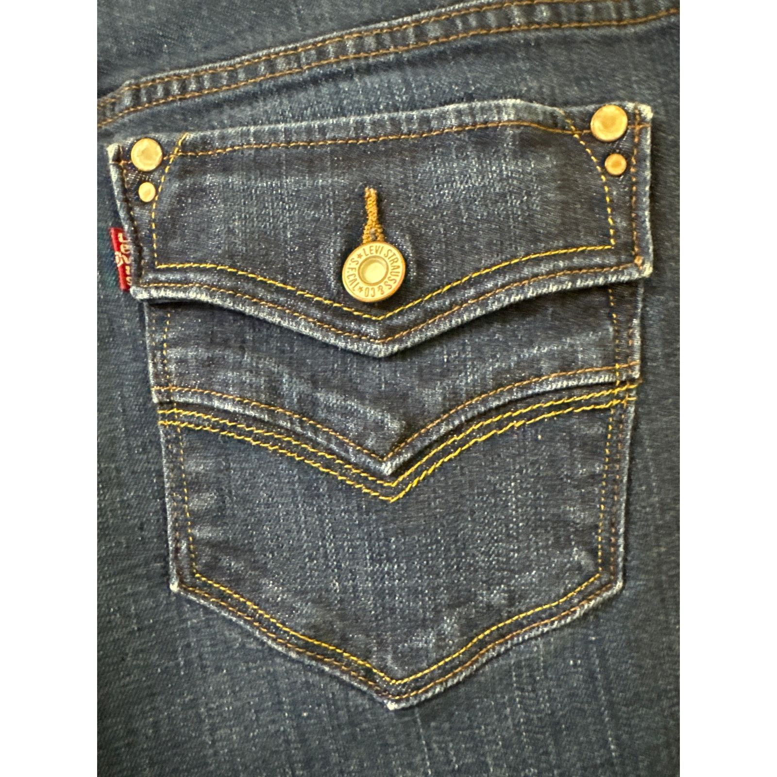 Levi's Levi's 505 Straight Leg Jeans16M 33x32 Envelope Pockets Size 38" / US 16 / IT 52 - 4 Thumbnail