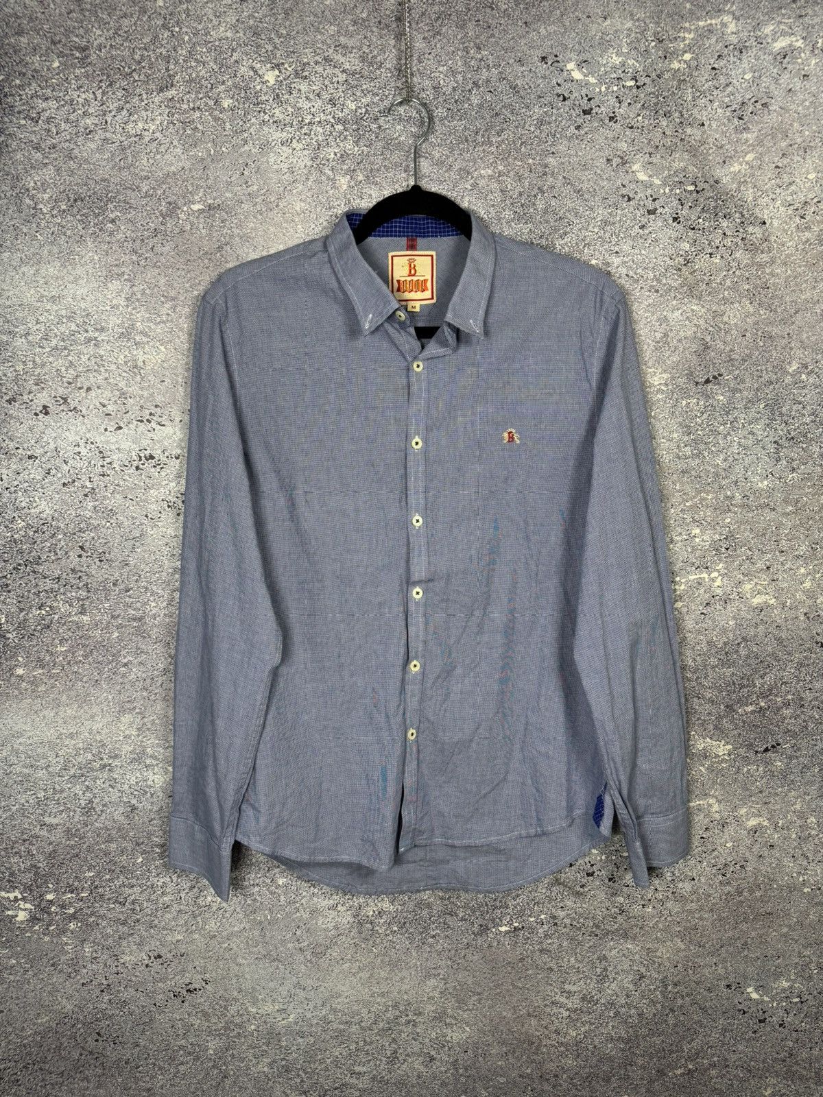 Baracuta × Vintage Baracuta Shirt Men’s Medium Blue Check Plain Mods SKA Size US M / EU 48-50 / 2 - 1 Thumbnail