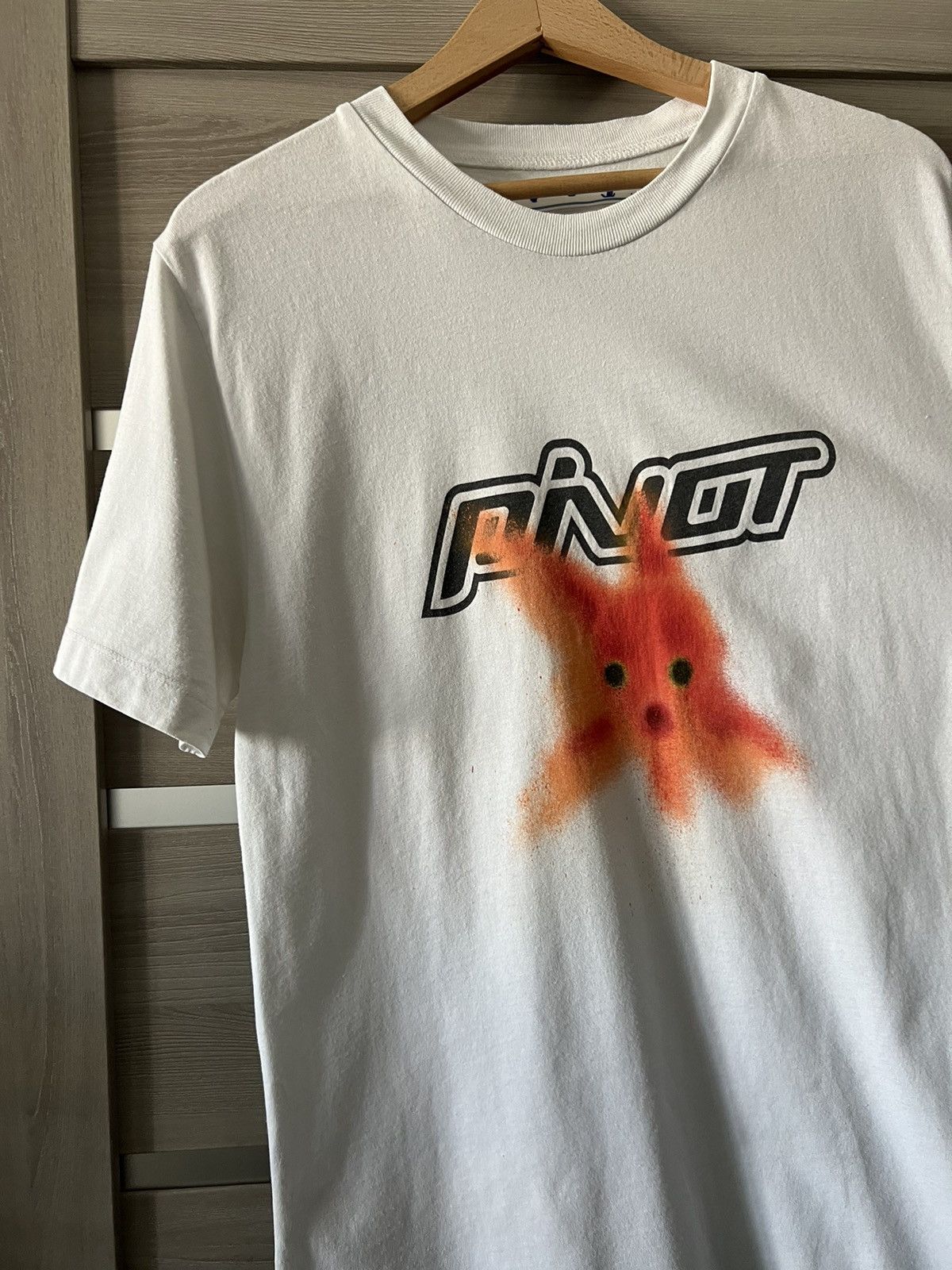 Off-White Off-White Pivot Fish T Shirt M Size Size US M / EU 48-50 / 2 - 2 Thumbnail