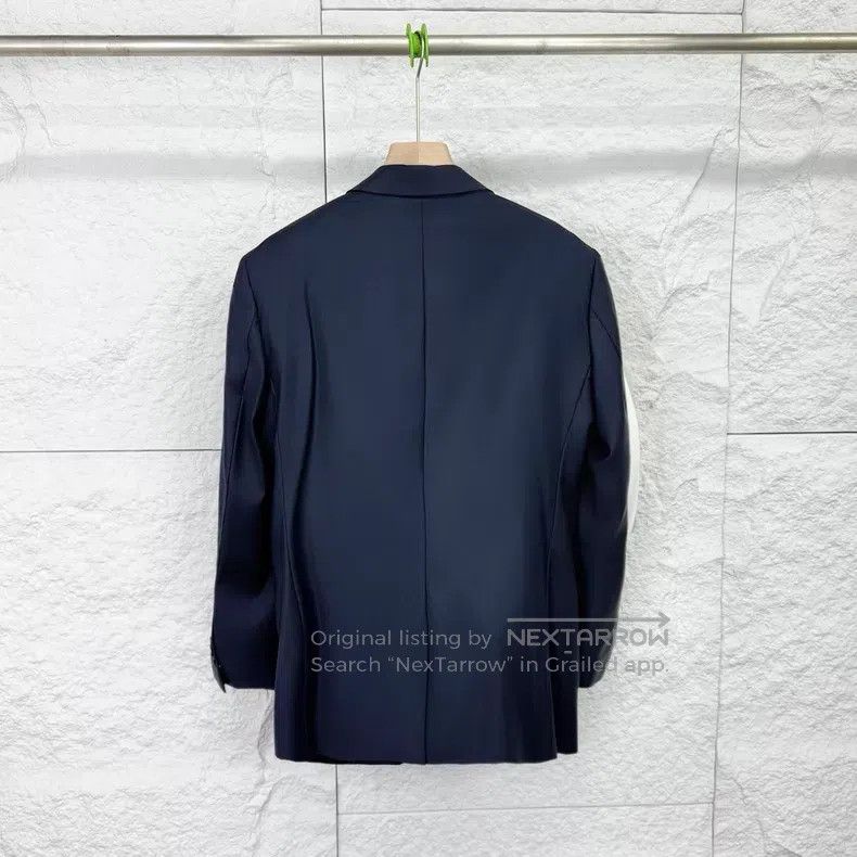 Fendi Fendi Dark Blue Single Breasted Breast Pocket Long Sleeve Size 52L - 2 Thumbnail