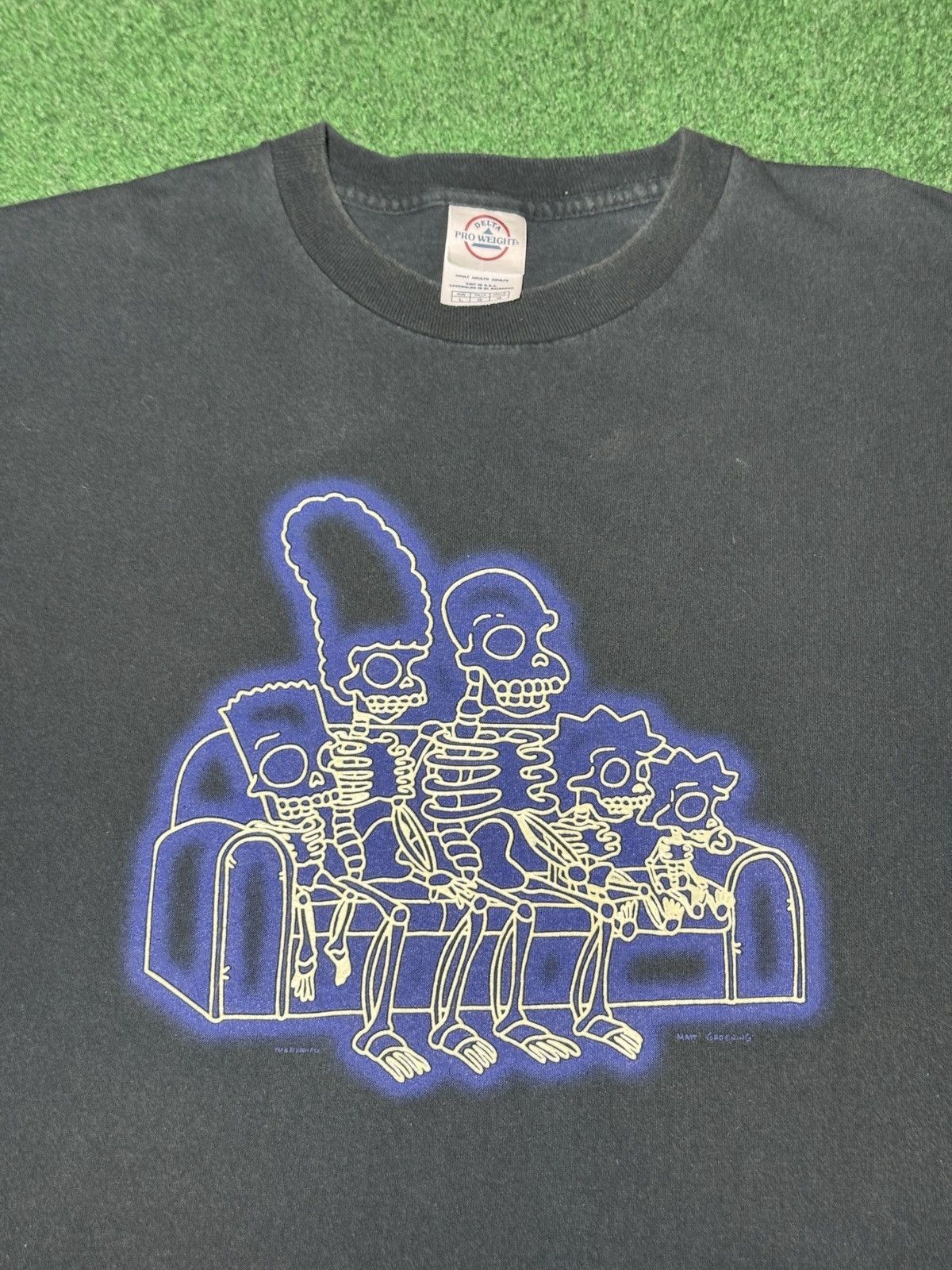 The Simpsons Simpsons T Shirt Skeleton Glow In The Dark 90s Y2K Shirt Size US L / EU 52-54 / 3 - 3 Thumbnail