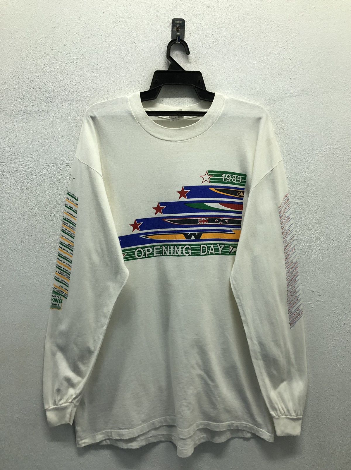 Vintage Vintage Stedman Seattle Rowing Centennial Long Sleeve Shirt Size US XL / EU 56 / 4 - 1 Thumbnail