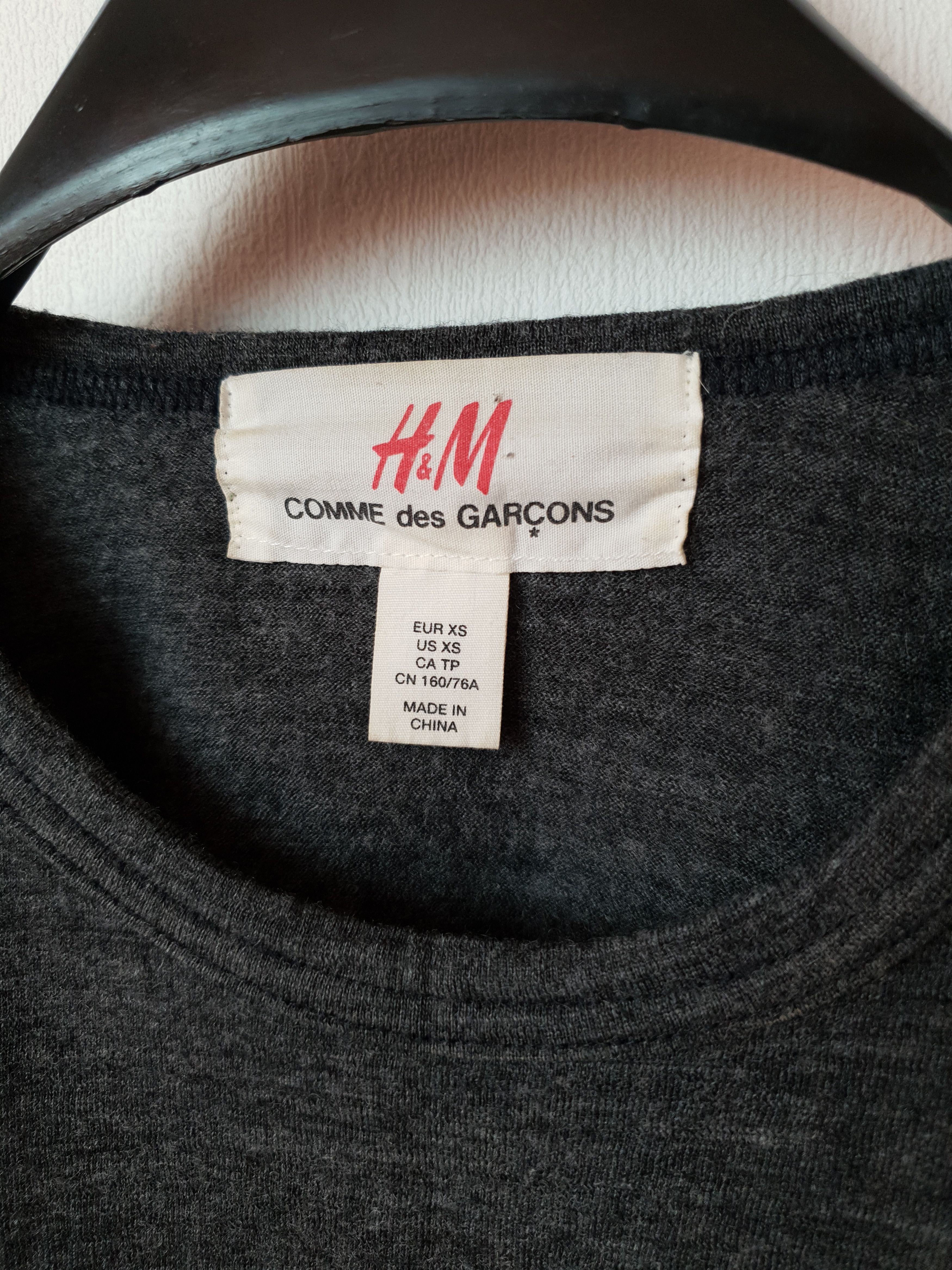 Comme des Garcons Women's Sweater Comments des Garcons x H&M Wool Long sleeve Size XS / US 0-2 / IT 36-38 - 10 Thumbnail