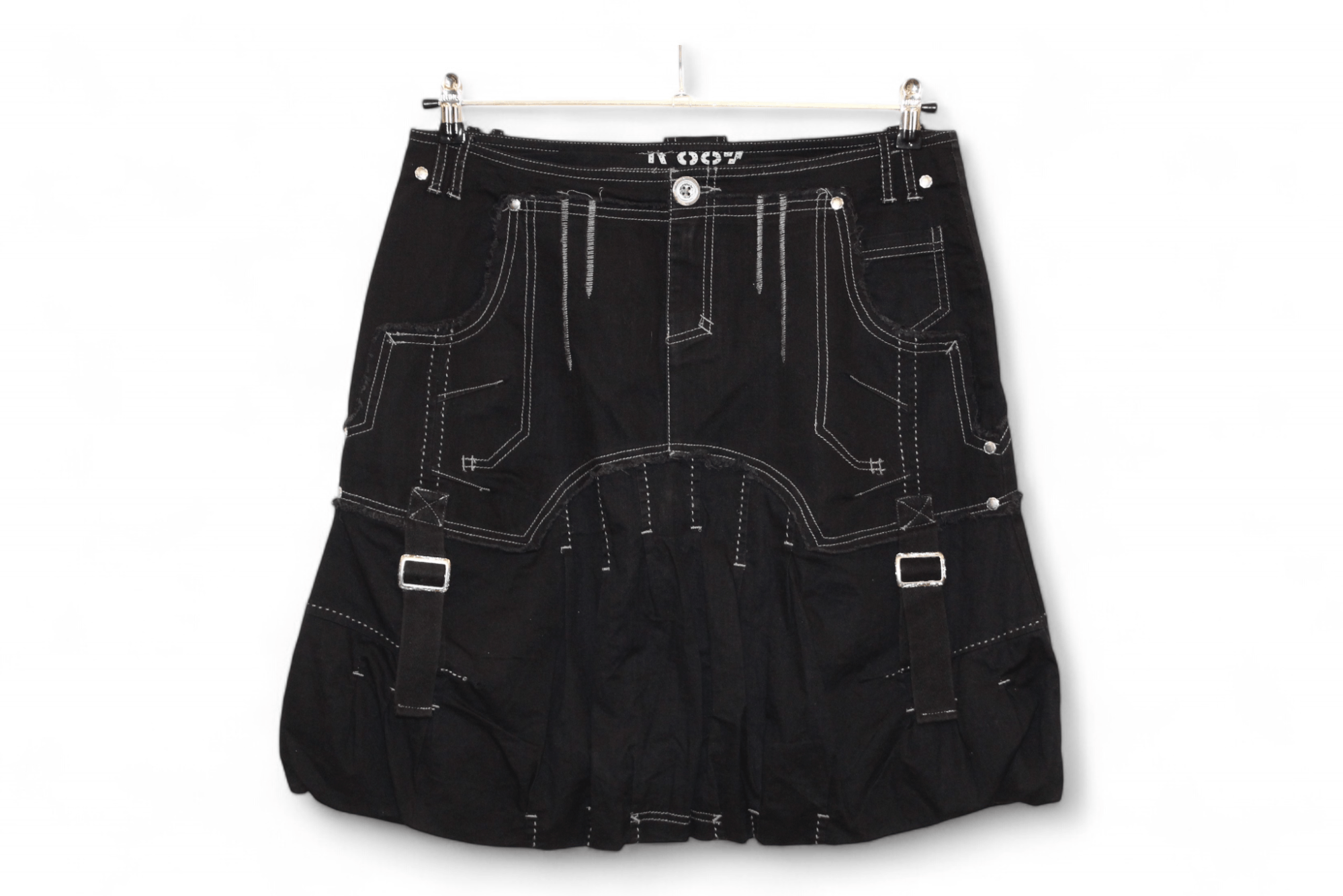 Other Vtg R-867 Seditionaries Design Cargro Balloon Denim Skirt Size 32" / US 10 / IT 46 - 1 Thumbnail